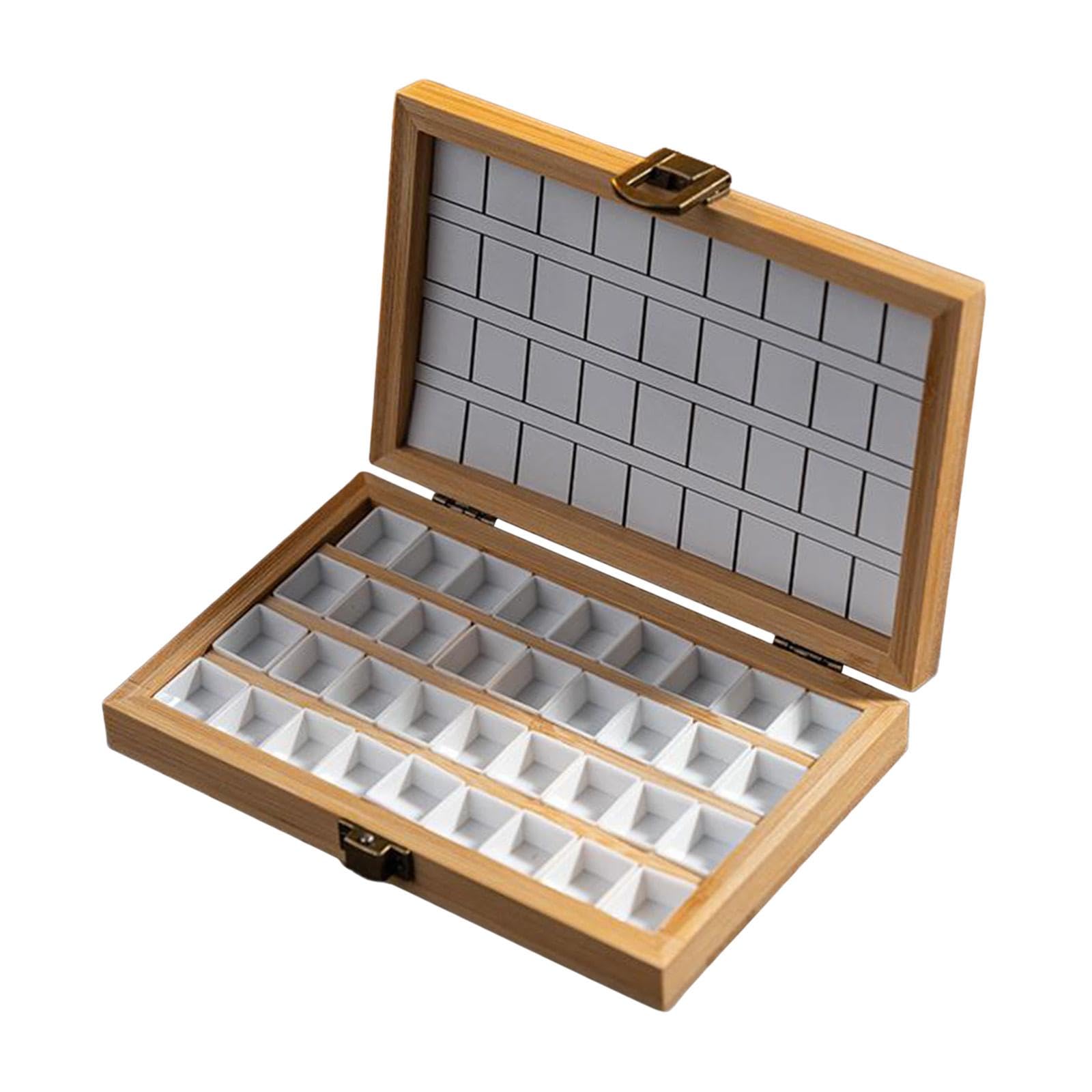 harayaa Caja de Paleta de Acuarela vacía, Caja de Paleta de Pintura, Estuche de Pintura de Viaje, Caja de Bandeja de Pintura, Paleta de Pintura, para