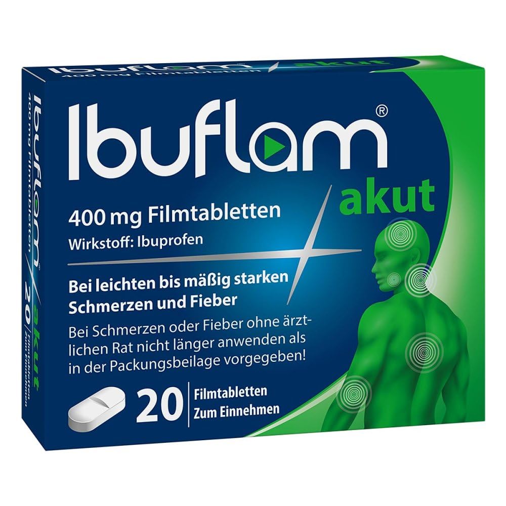 Ibuflam akut 400 mg Filmtabletten – 20 Stück