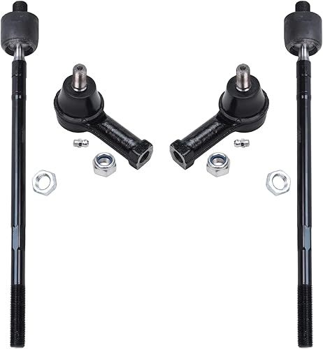 Miniatura 63 de Detroit Axle - 4 barras de acoplamiento delanteras para Hyundai Elantra Forte Koup Forte5, 4 extremos de barra de acoplamiento interiores y