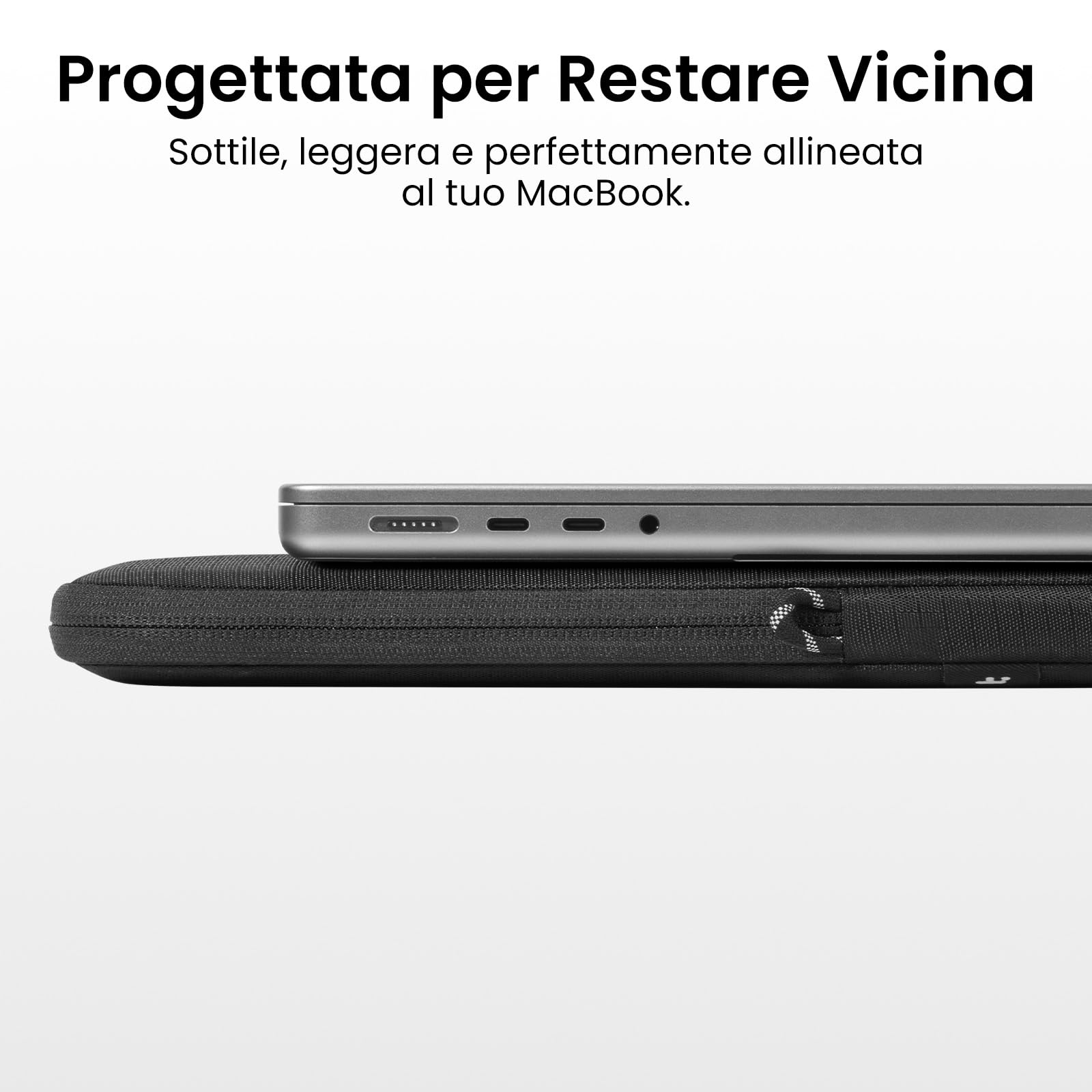 tomtoc 360° Slim Custodia per Nuovo 13 Pollici MacBook Air M5 (2026), M4/A3240 (2025), M3/M2/M1, Compatibile anche con 13 Pollici MacBook Neo A18 Pro, Custodia Protettiva CornerArmor
