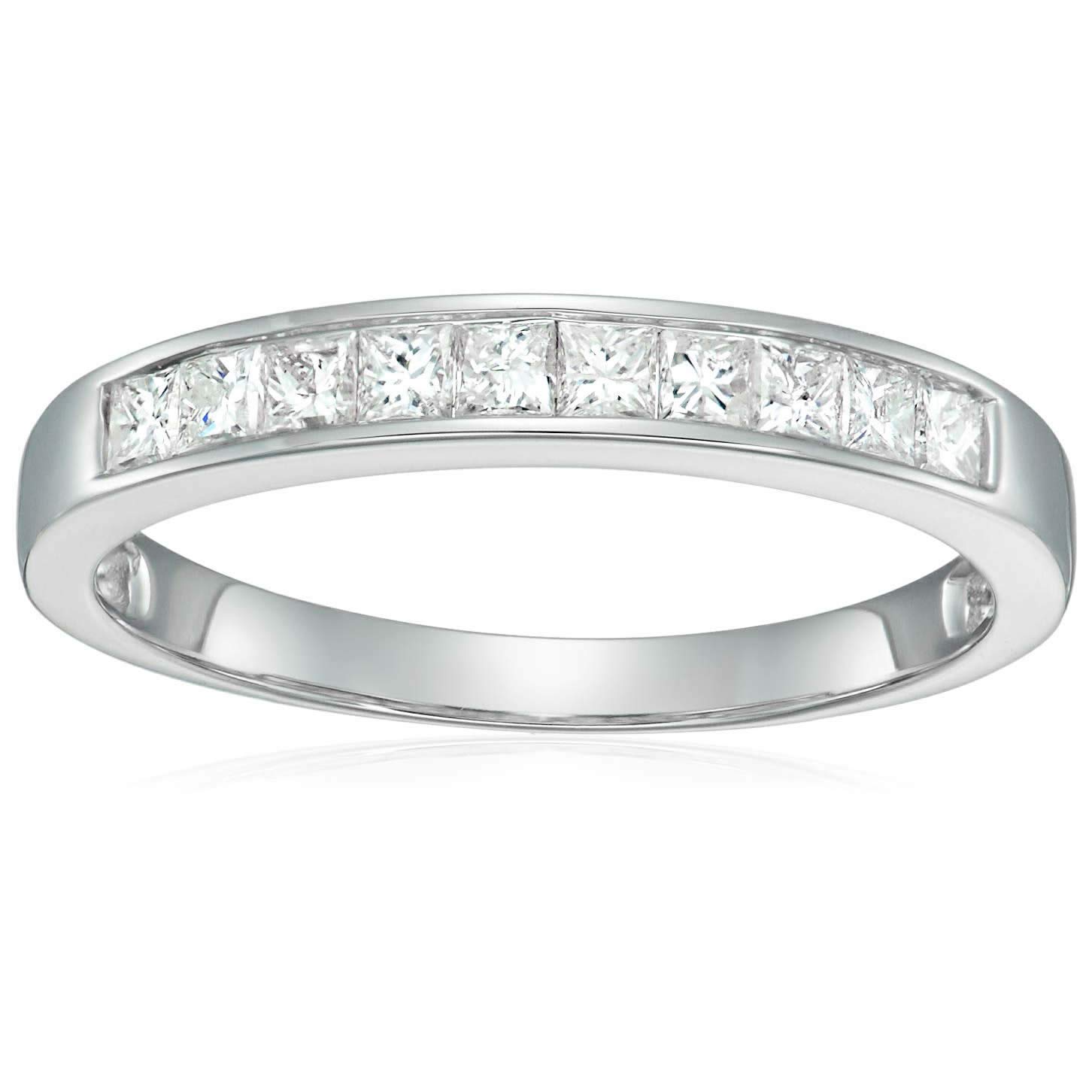 VIR JEWELS 0.50ct Princess Cut Band
