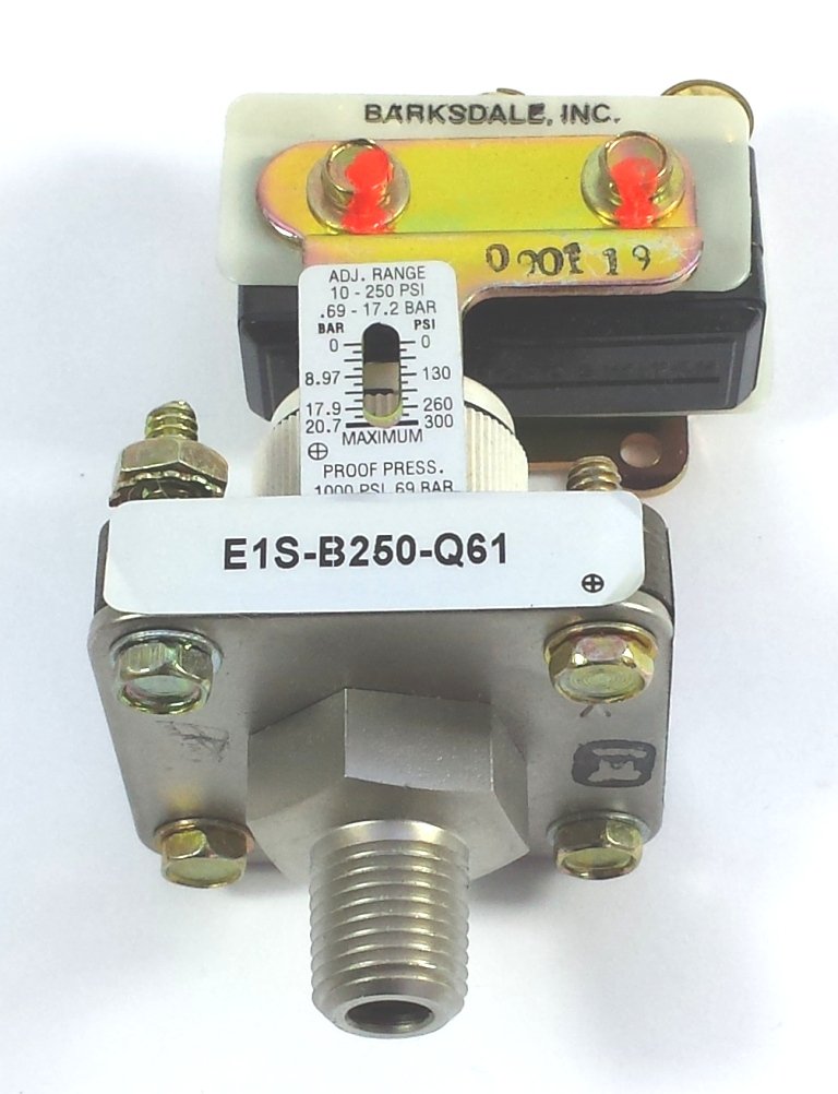 BARKSDALE E1S-B250-Q61 Pressure Switch ECON-O-TROL 10AMP 250PSI