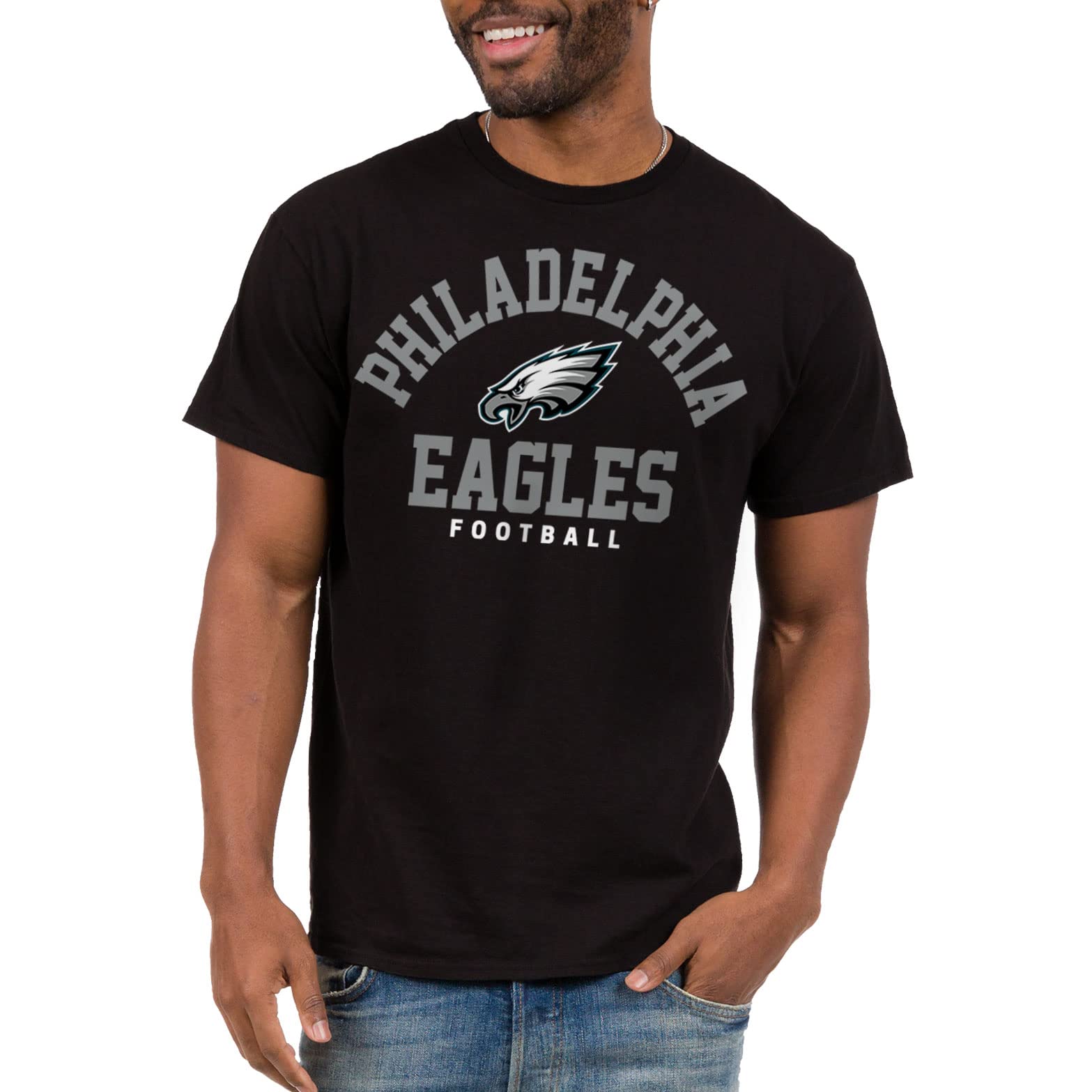 Junk Food NFL Unisex-Adult NFL Classic Team Logo T-Shirt