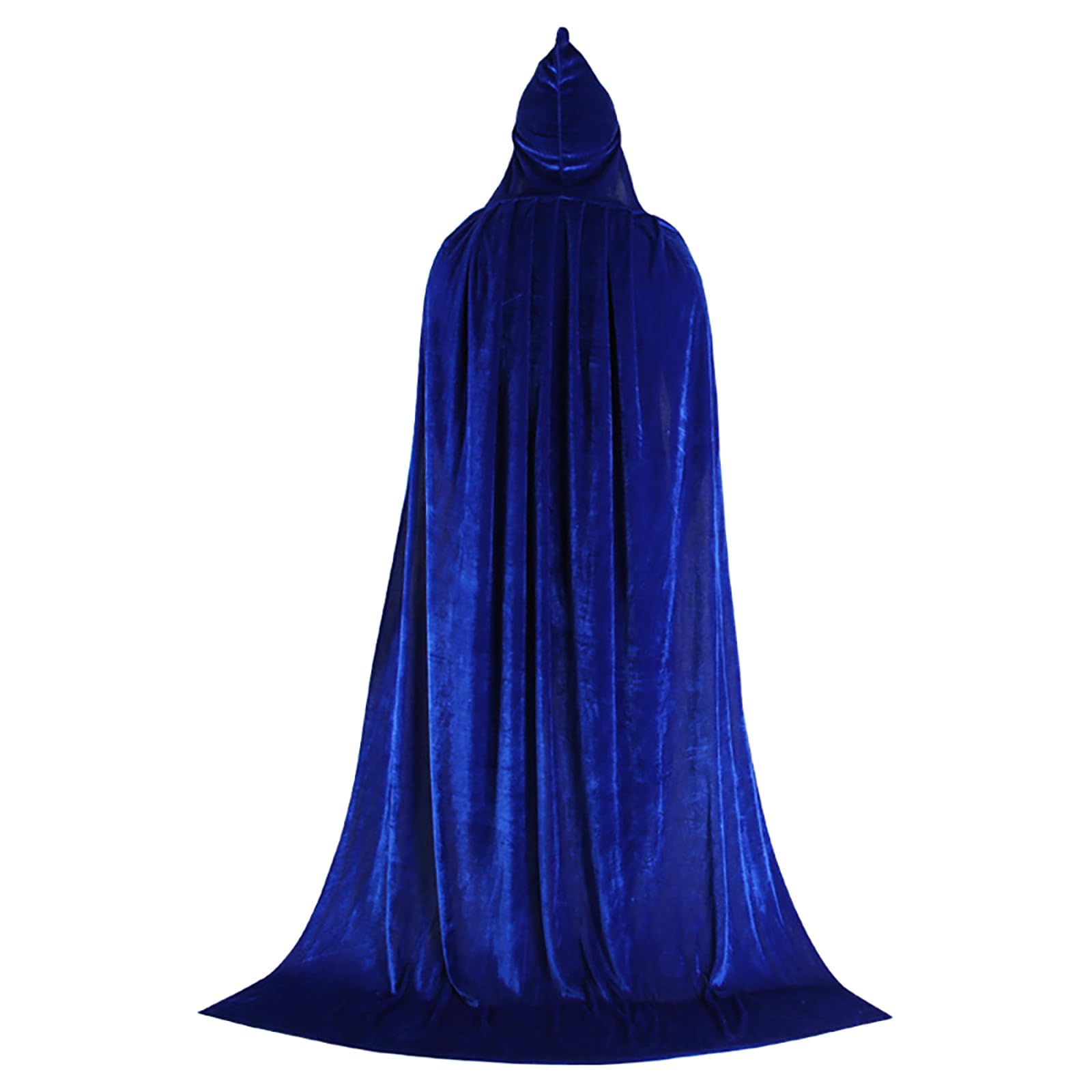 2025 Velvet Witch Cape - Unisex Halloween Costume Cape With Hood, Multiple Sizes (90-170cm), Solid Colors - View #10