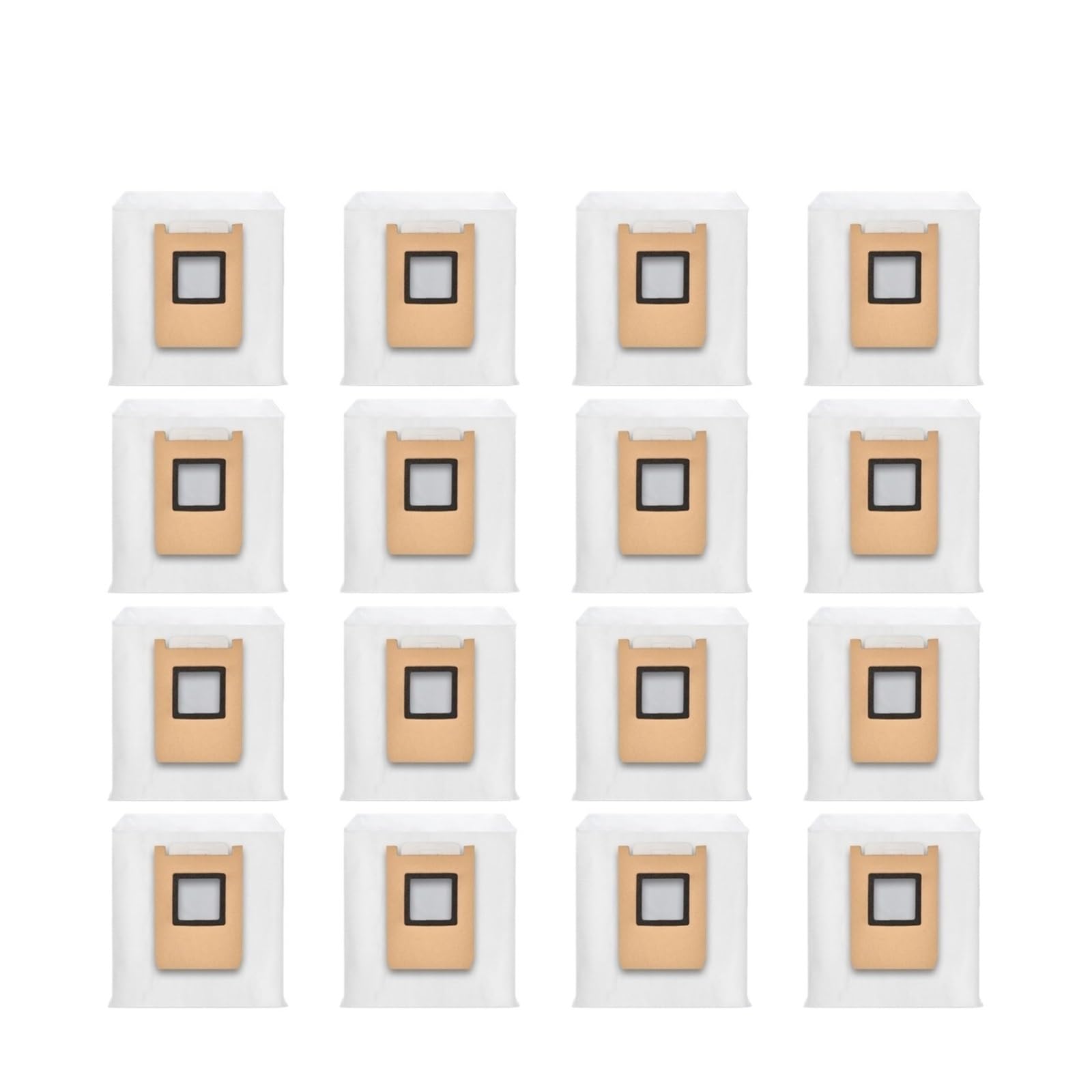 Mwmyquext 16 Pcs Compatible For Eufy E28 Omni/E25 Omni. Robot Vacuum Cleaner Dust Bag(16 Pcs)