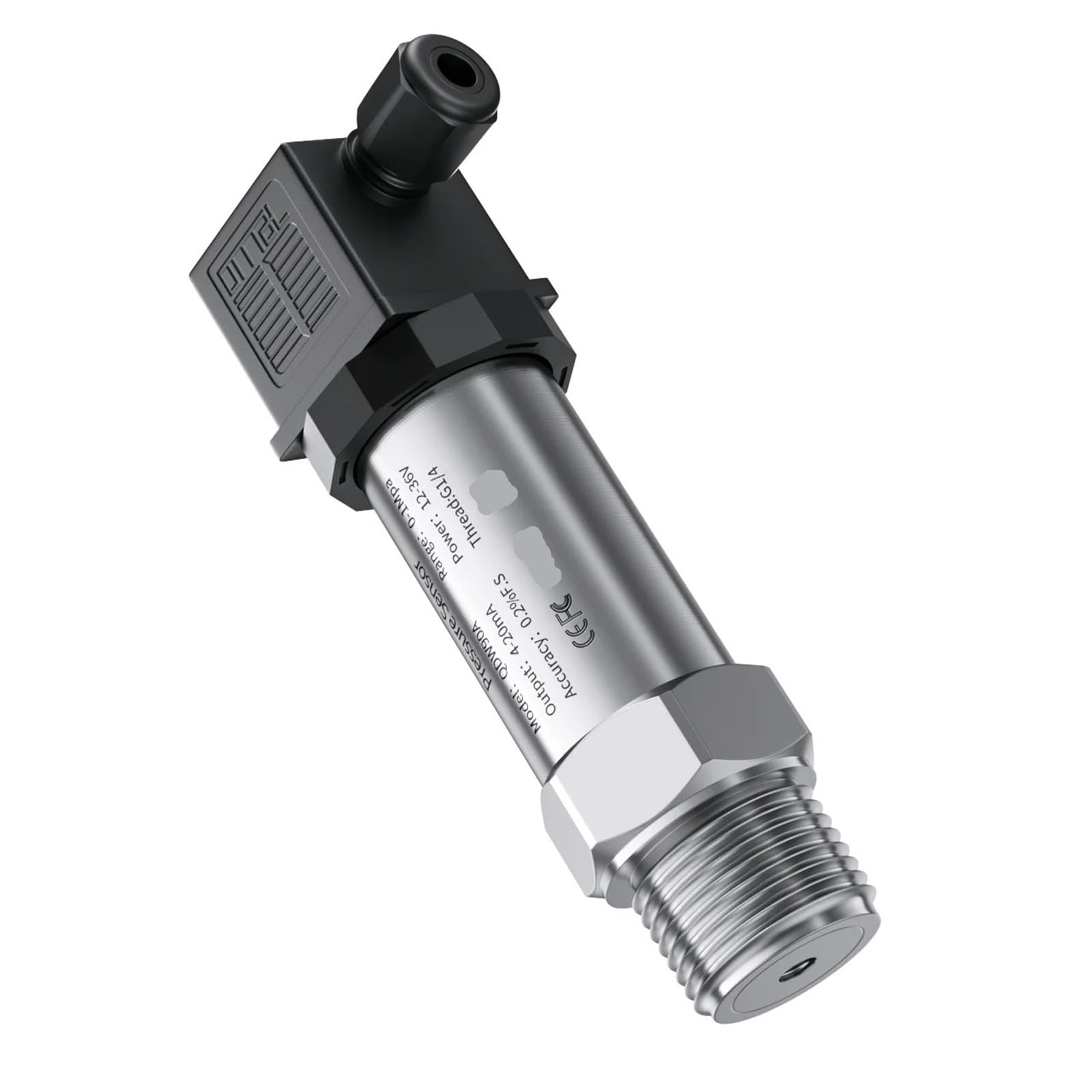 Transmisor sensor de presión de 0-10 V a 250 bar, 10 bar, suministro de 24 V, agua, gas, aceite, líquido, manómetro de 150 psi, G1/4 NPT1/2, 10 bar, 16 bar, 300 bar(G1-4thread,0-300bar)