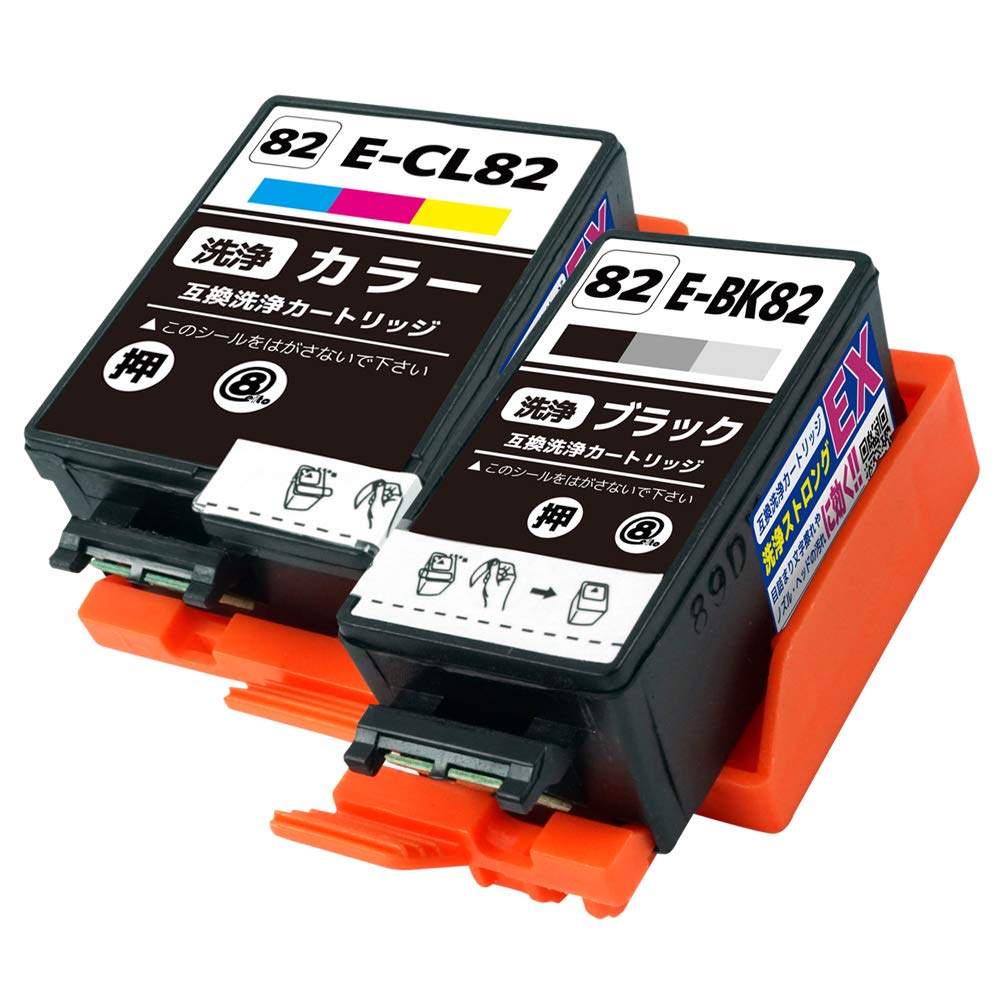 Amazon.co.jp: IC4CL82 (ICBK82(ブラック) + ICCL82 3色一体型(C/M/Y
