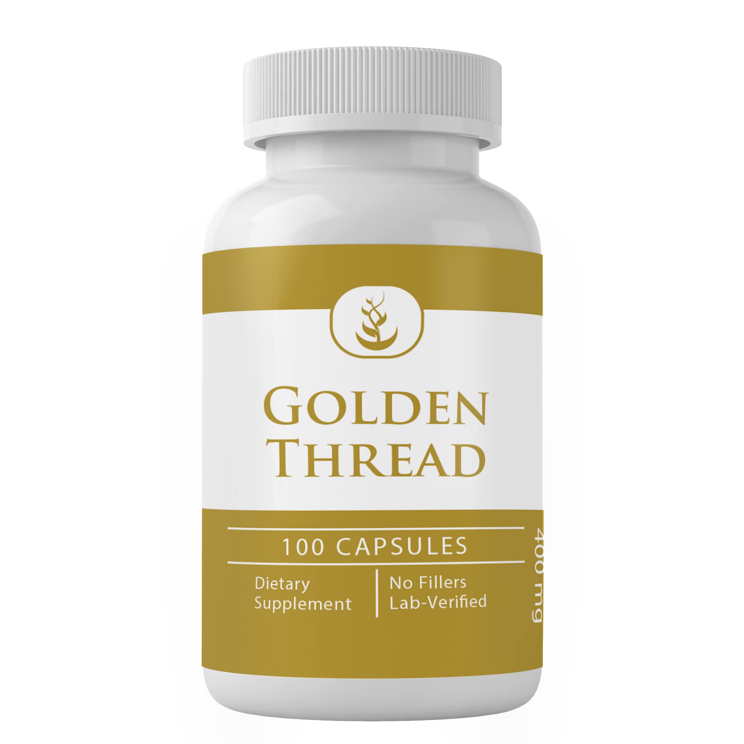 Pure Original Ingredients Golden Thread, (100 Capsules) Always Pure, No Additives Or Fillers, Lab Verified