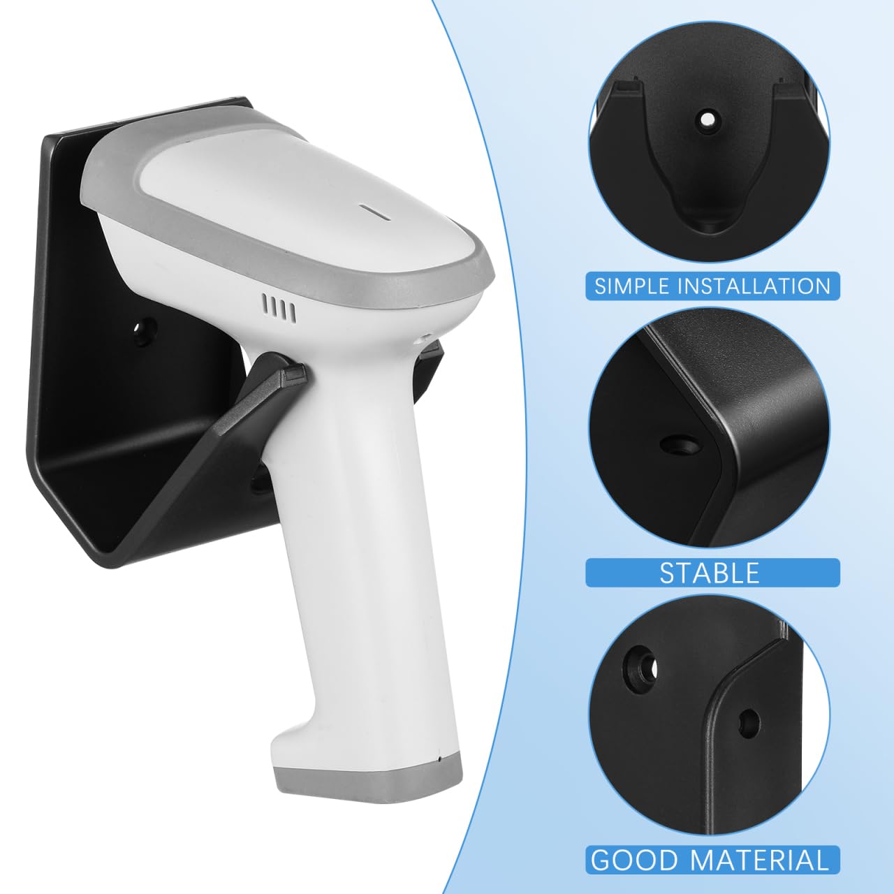 Didiseaon 5 Sets Barcode Scanner Halterung Für Schreibtisch Stabiler Halter Für Handscanner Universeller Barcode-Scanner Ständer Für Supermarkt Einzelhandel Und Bibliothek Kompakt Und Langlebig