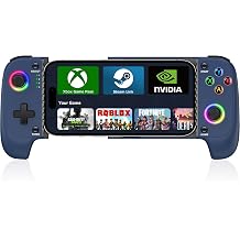 Wireless Mobile Gaming Controller for iPhone/Android,Exquisite Phone Game Controller with Hall Effect Joystick/Dynamic RGB/Wake Up/TUROB,iPhone Game Controller for Xbox,Steam