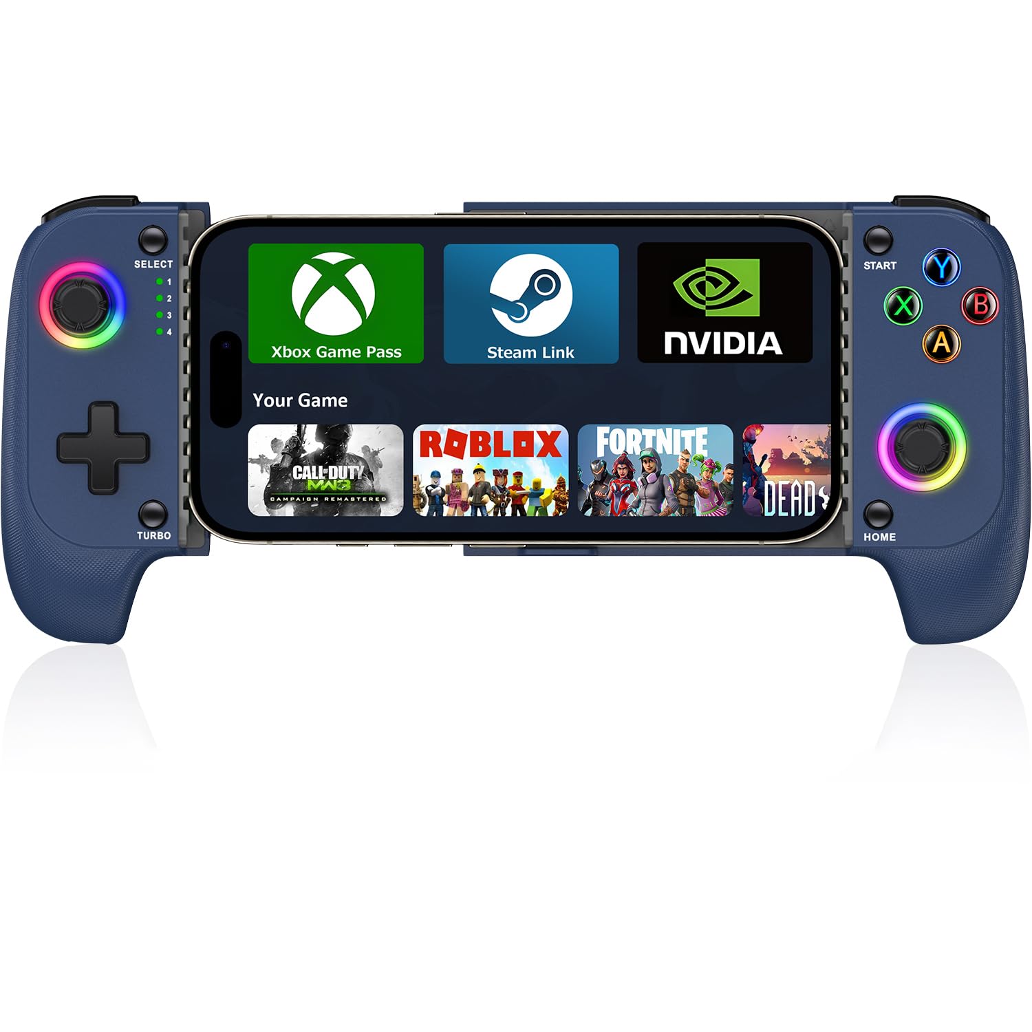 Controlador inalámbrico para Nintendo Switch y OLED, vibración dual, iluminación RGB, función turbo