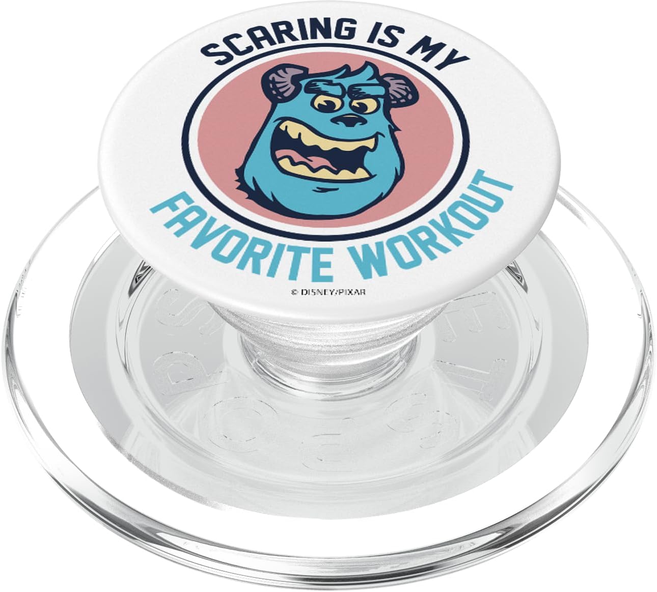 Disney Pixar Monsters University Sulley My Favorite Workout PopSockets MagSafe PopGrip for iPhone
