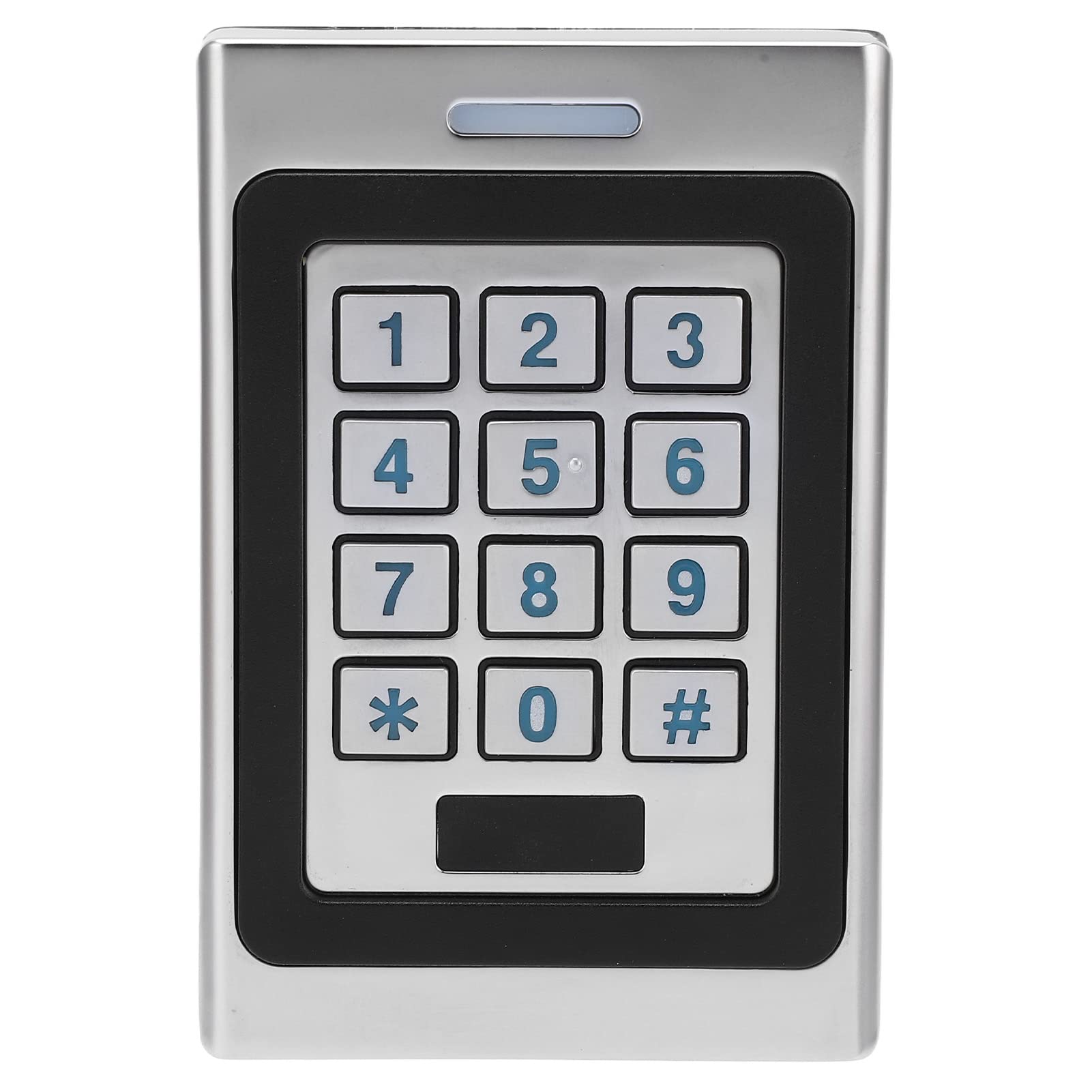 Keyless Entry Keypad, 125KHz Dustproof IP67 Waterproof Low Power Consumption Door Access Control Pad Card Open for Office