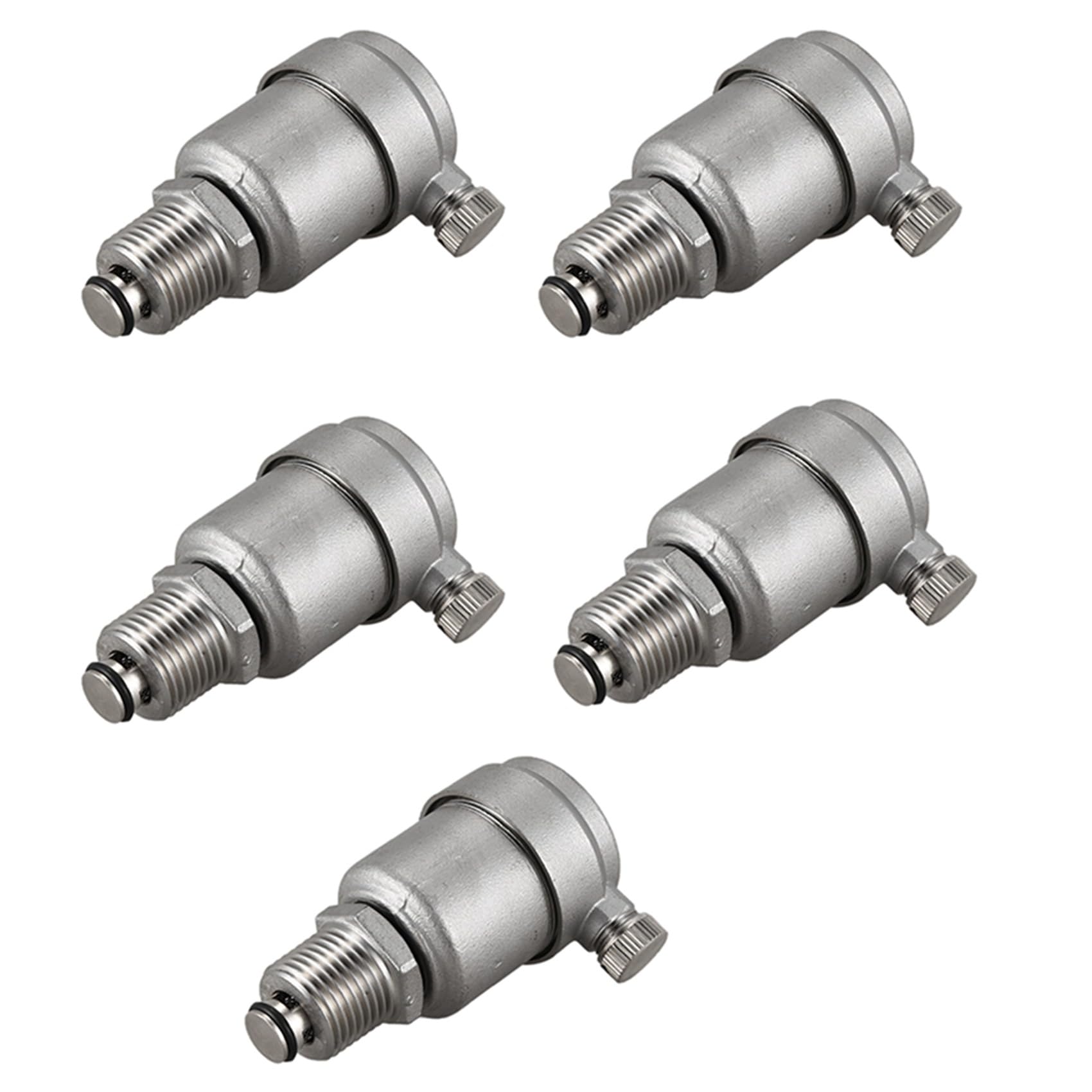 Ctrlzs 5X 1/2 Inch Stainless Steel 304 Automatic Air Vent Valve For Solar Water Heater Pressure Relief Valve 10Bar