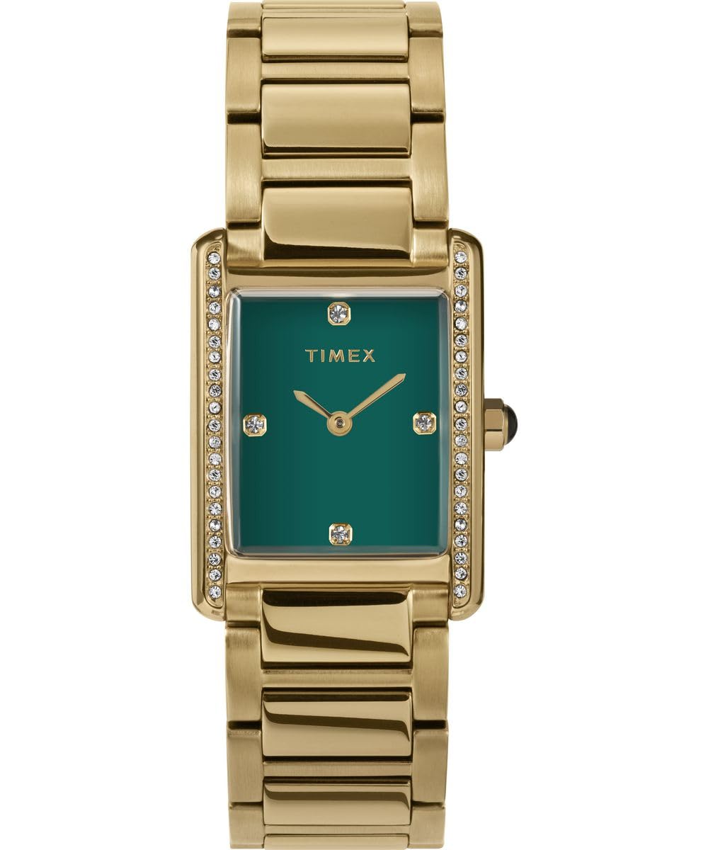 Timex Women's Analogue Quartz Hailey with Stone-Set Bezel