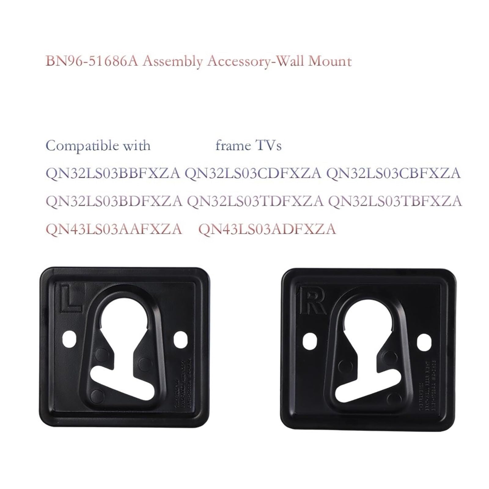 Supporto da parete for TV, compatibile con Samsung, QN43LS03AAF BN96-51686A QN32LS03TDF QN43LS03A QN32LS03TBF Adattatore for supporto monitor TV
