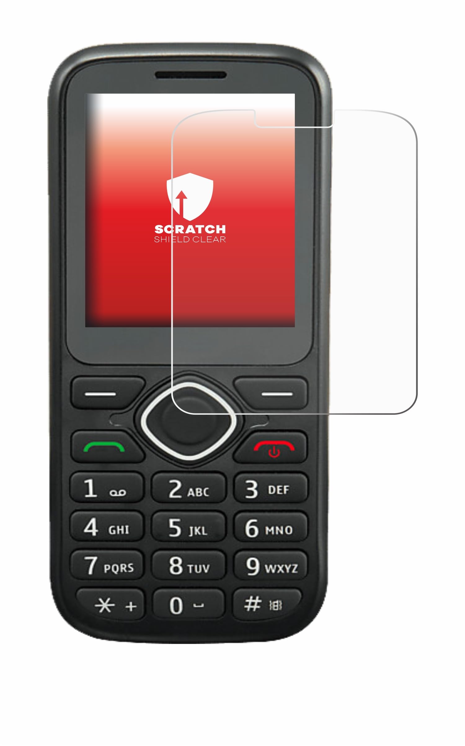 upscreen Scratch Shield Screen Protector Compatible with OK. OMP 11 - HD-Clear, Anti-Fingerprint