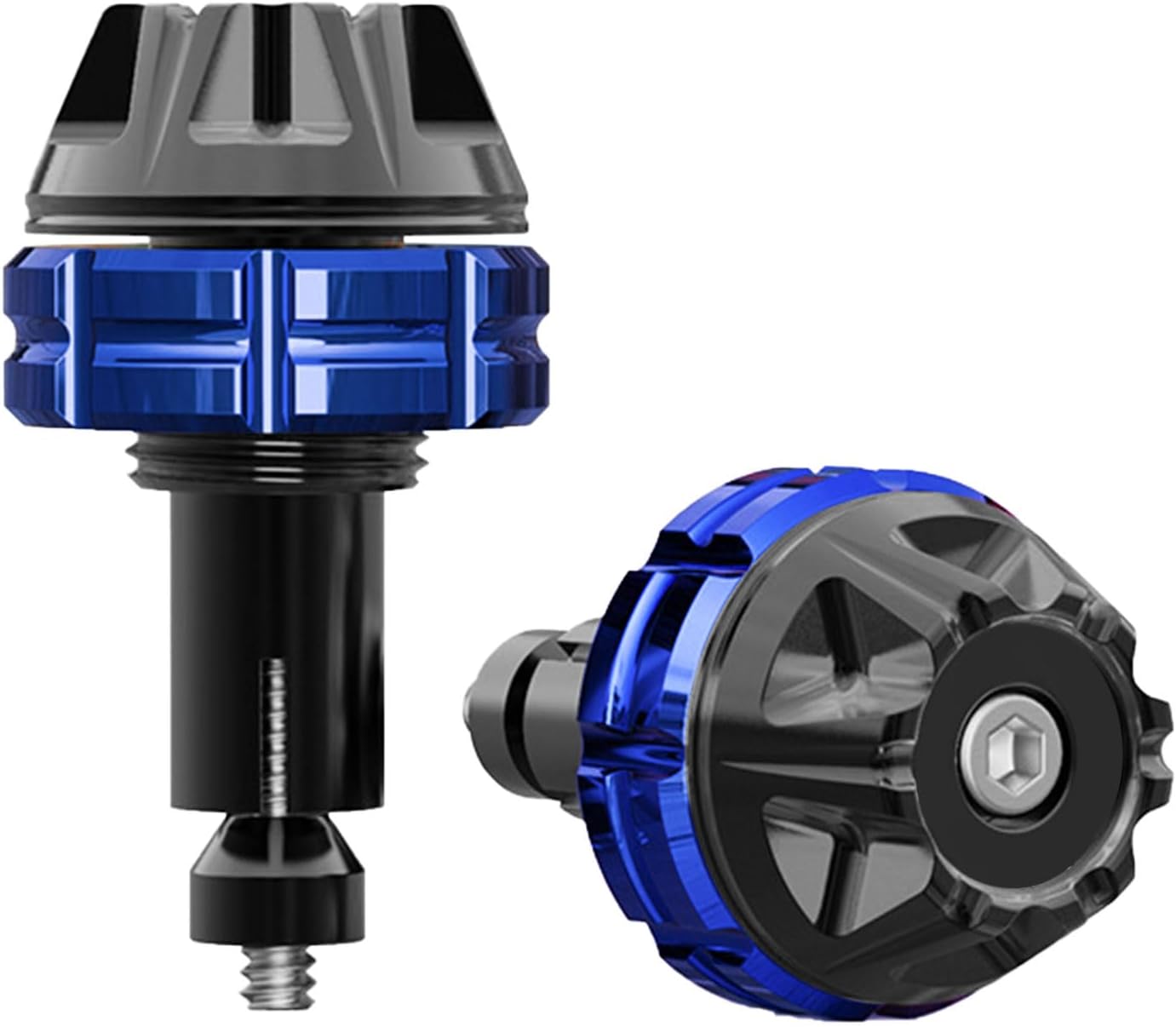 2Pcs Motorcycle Cruise Control Grip Ends, Throttle Lock