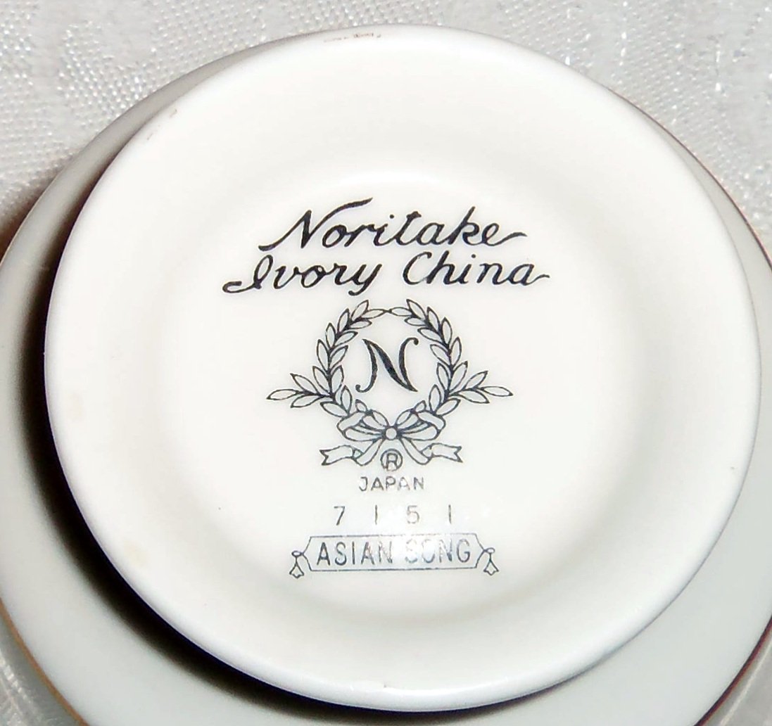 Amazon.com | Noritake Asian Song #7151 Cups & Saucers: Drinkware