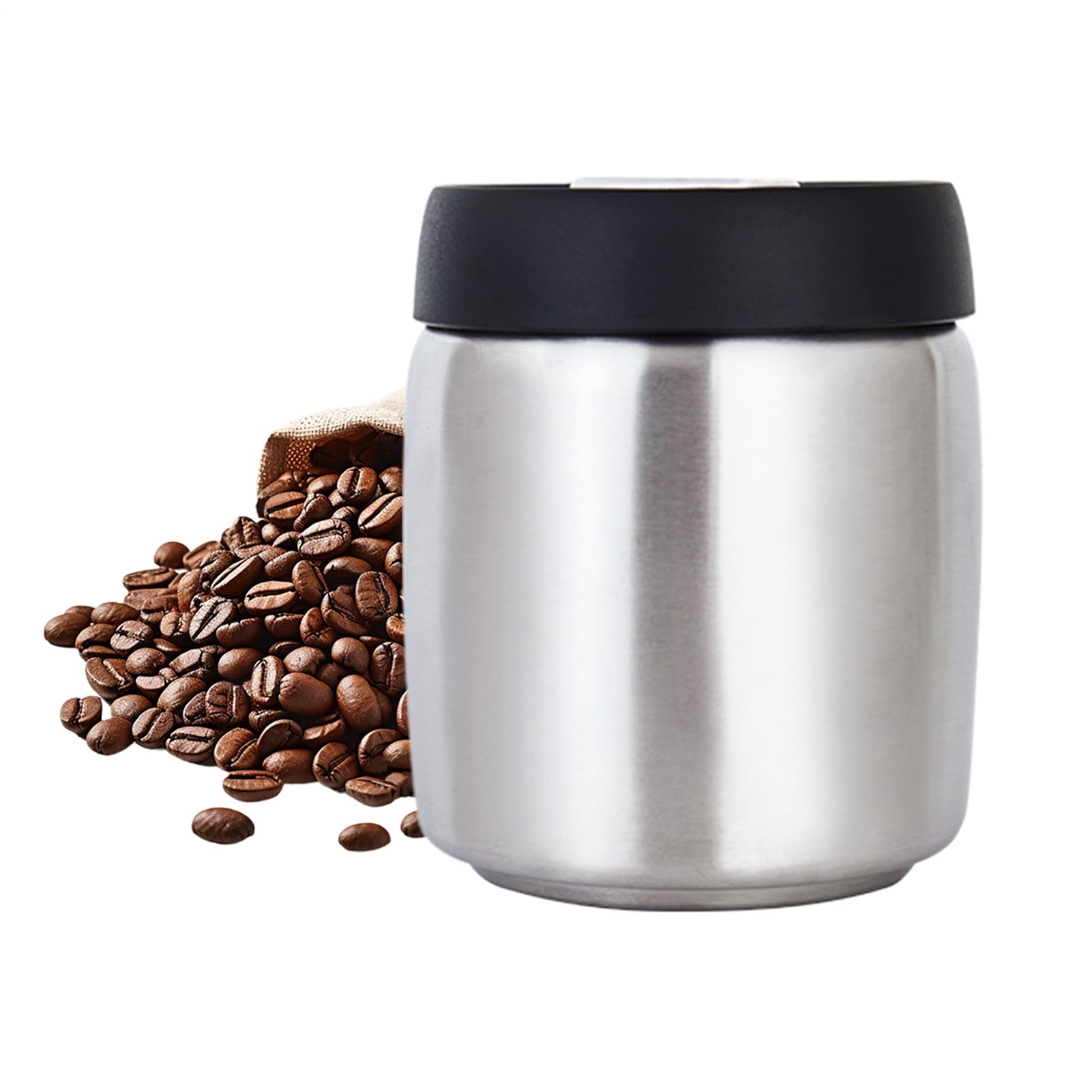 Barattolo per caffè, design a bocca larga, organizer per alimenti da cucina, contenitori ermetici per caffè, per terra, zucchero, tè, prodotti secchi, noci, farina