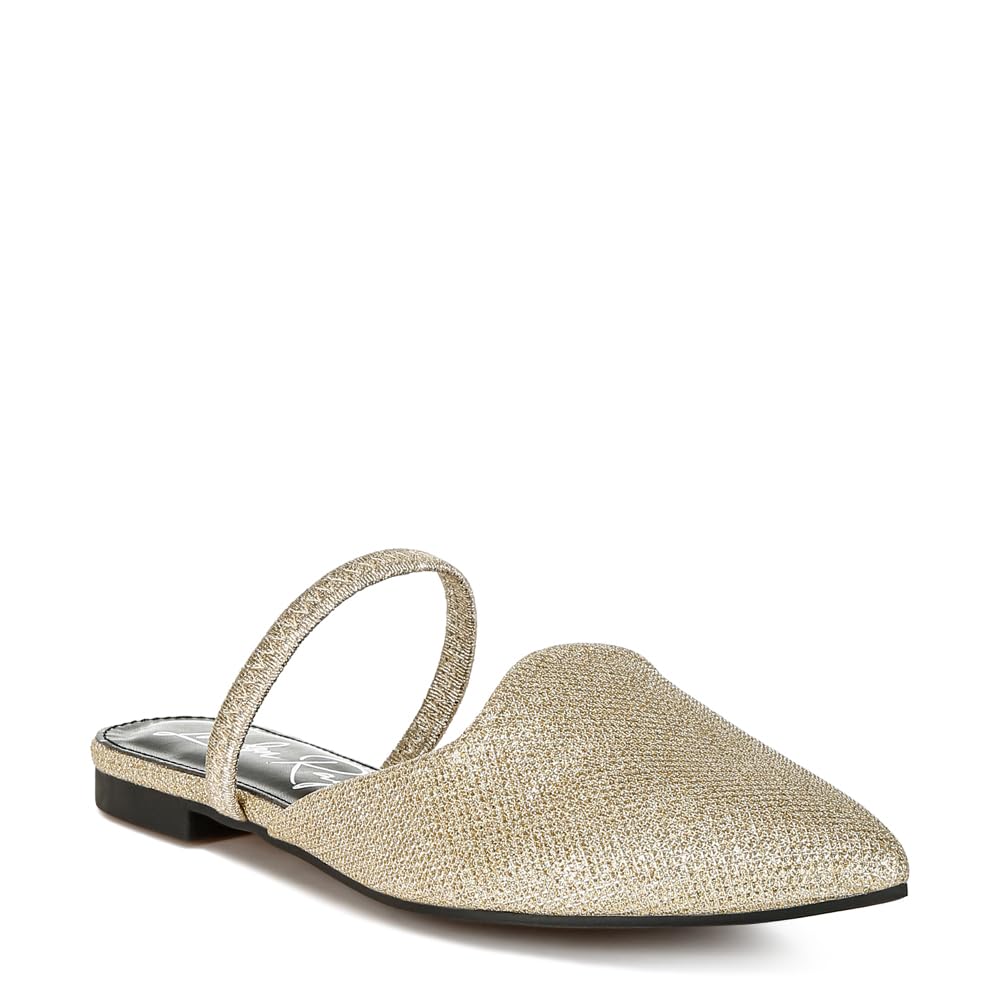 Glitter Faux Leather Flat Mules-image-45