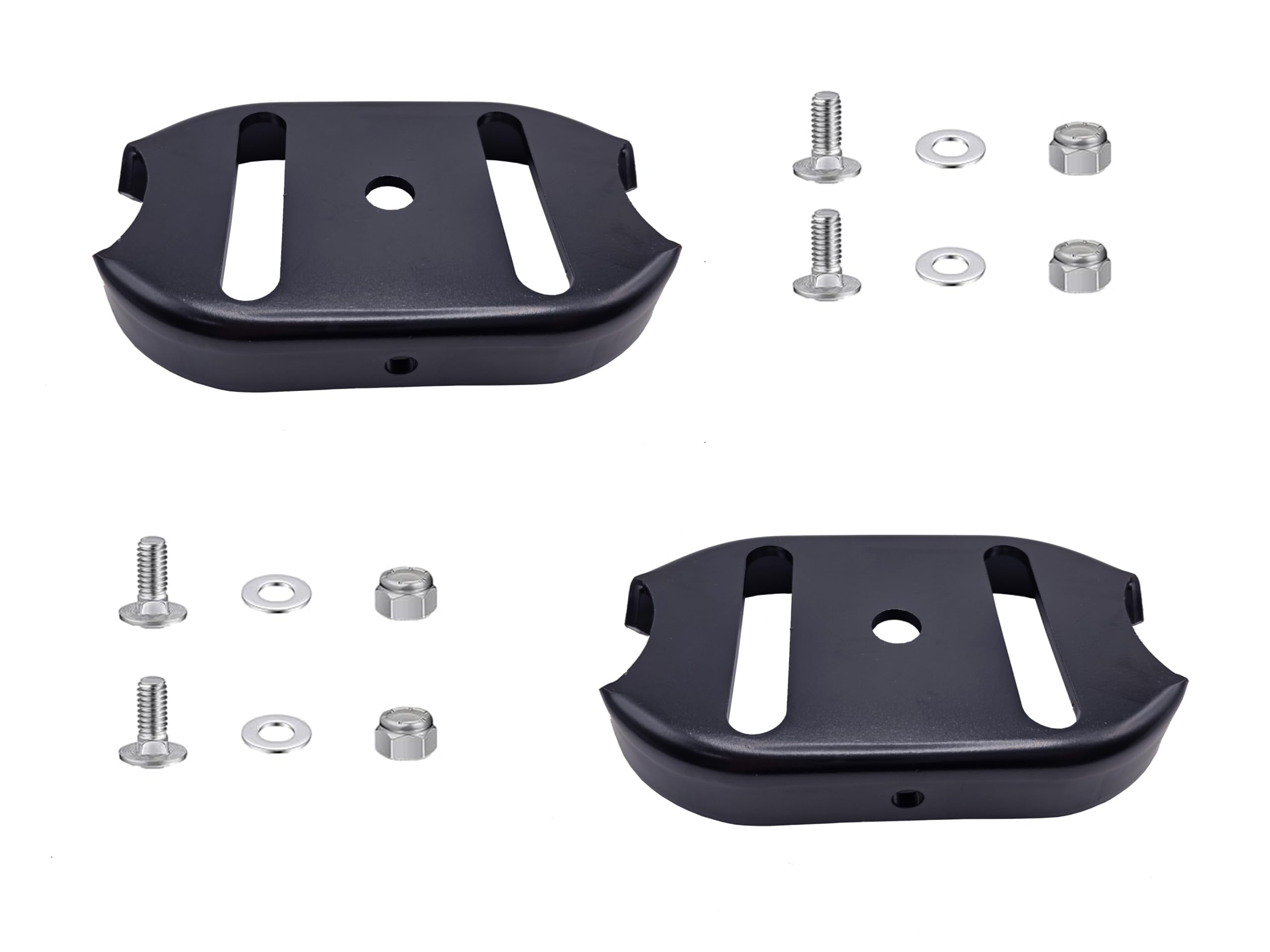 TGBoBiFiveY 2Pack 1727854BMYP Snow Blowers Slide Skid Plate Shoes with Hardware Kit Replaces Murray ST1028S 966D John Deere 928E Briggs & Stratton 924MD Etc