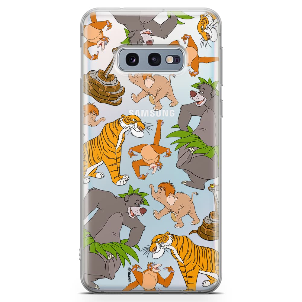 ERT GROUP mobile phone case for Samsung S10e original and officially Licensed Disney pattern Jungle Book 003 optimally adapted to the shape of the mobile phone, partially transparent
