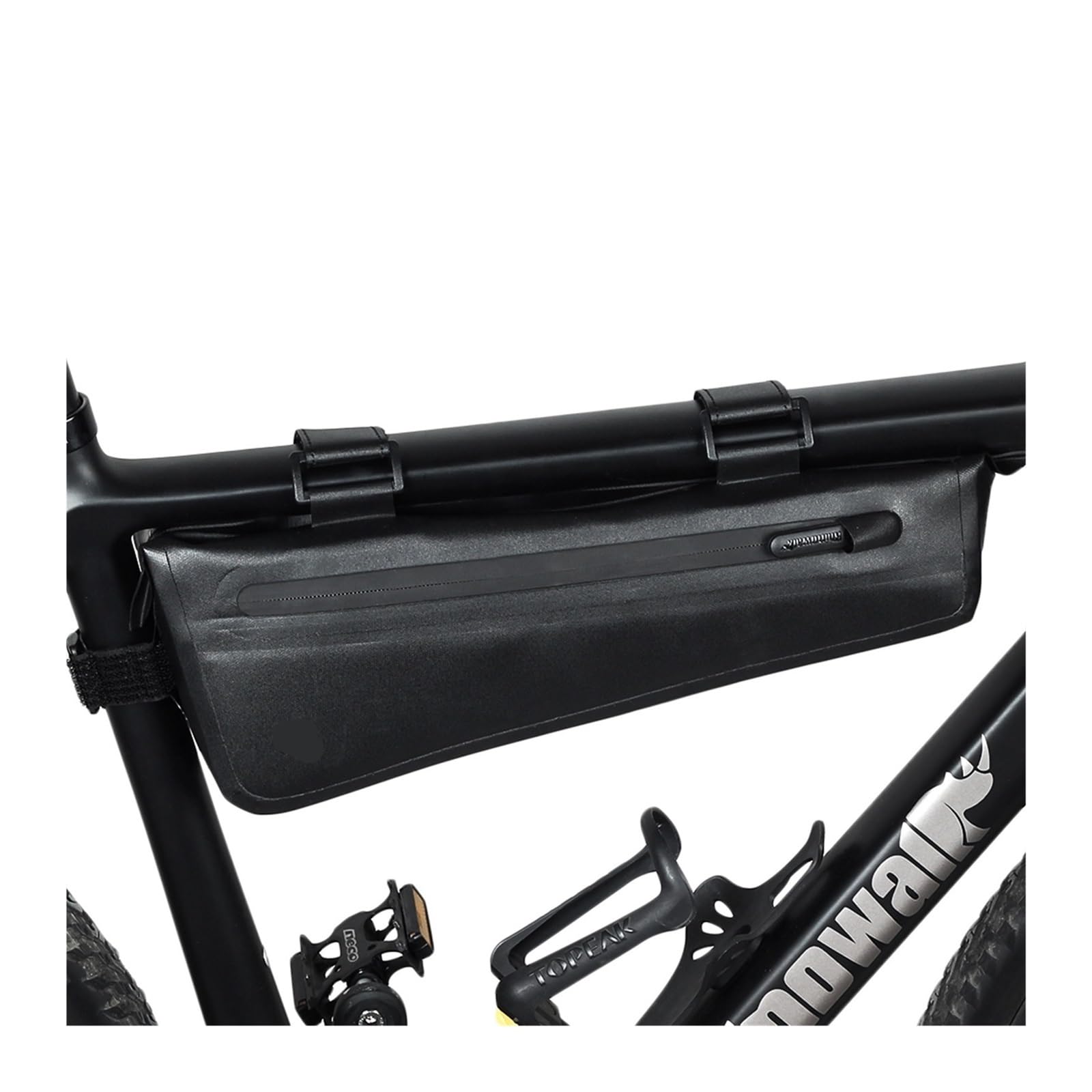 Borsa for telaio bici triangolare impermeabile da 1 pz | Conserva telefono, chiavi e piccoli oggetti for il ciclismo all'aperto.(RK18652-2.2L)