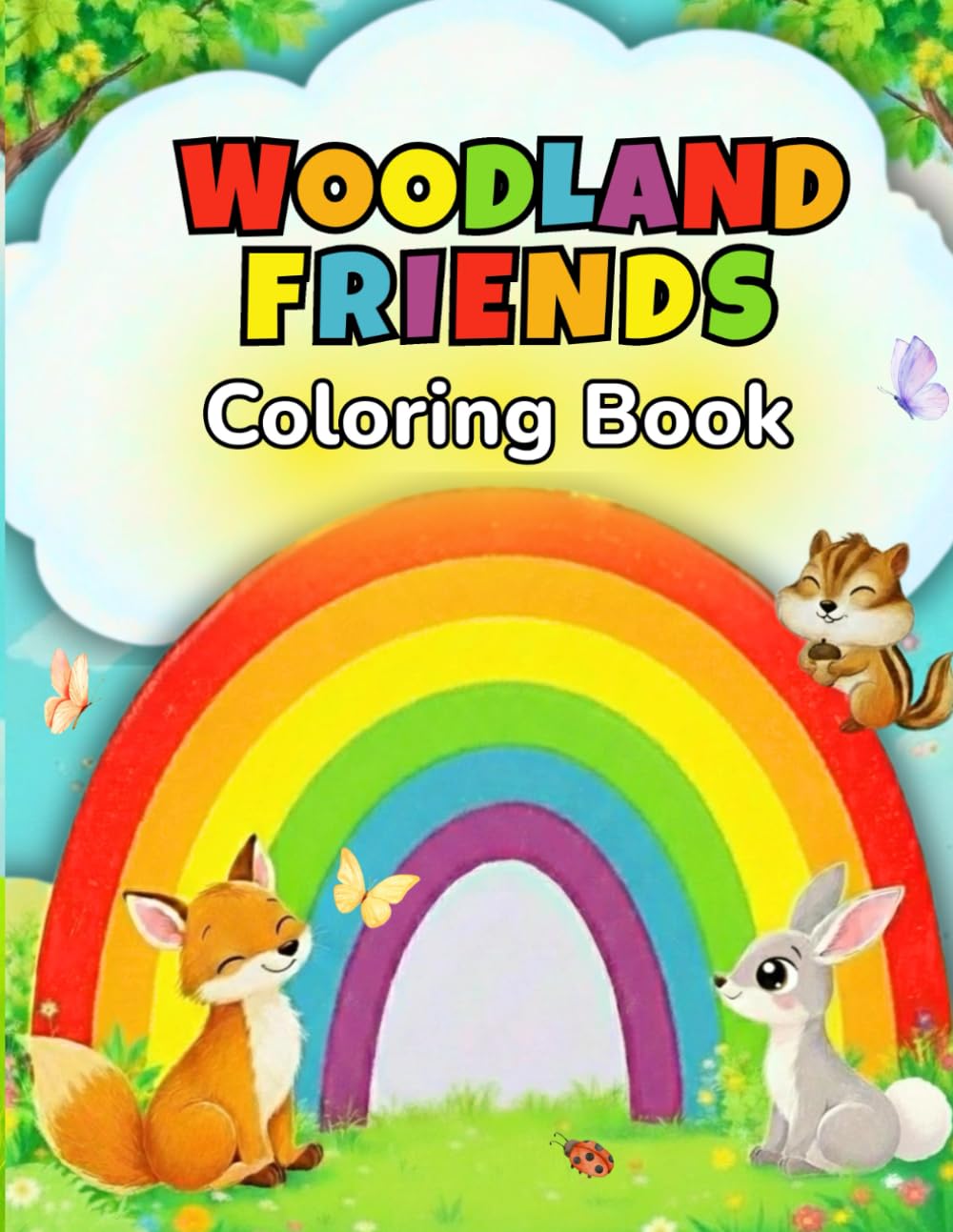 Woodland Creatures Coloring Book