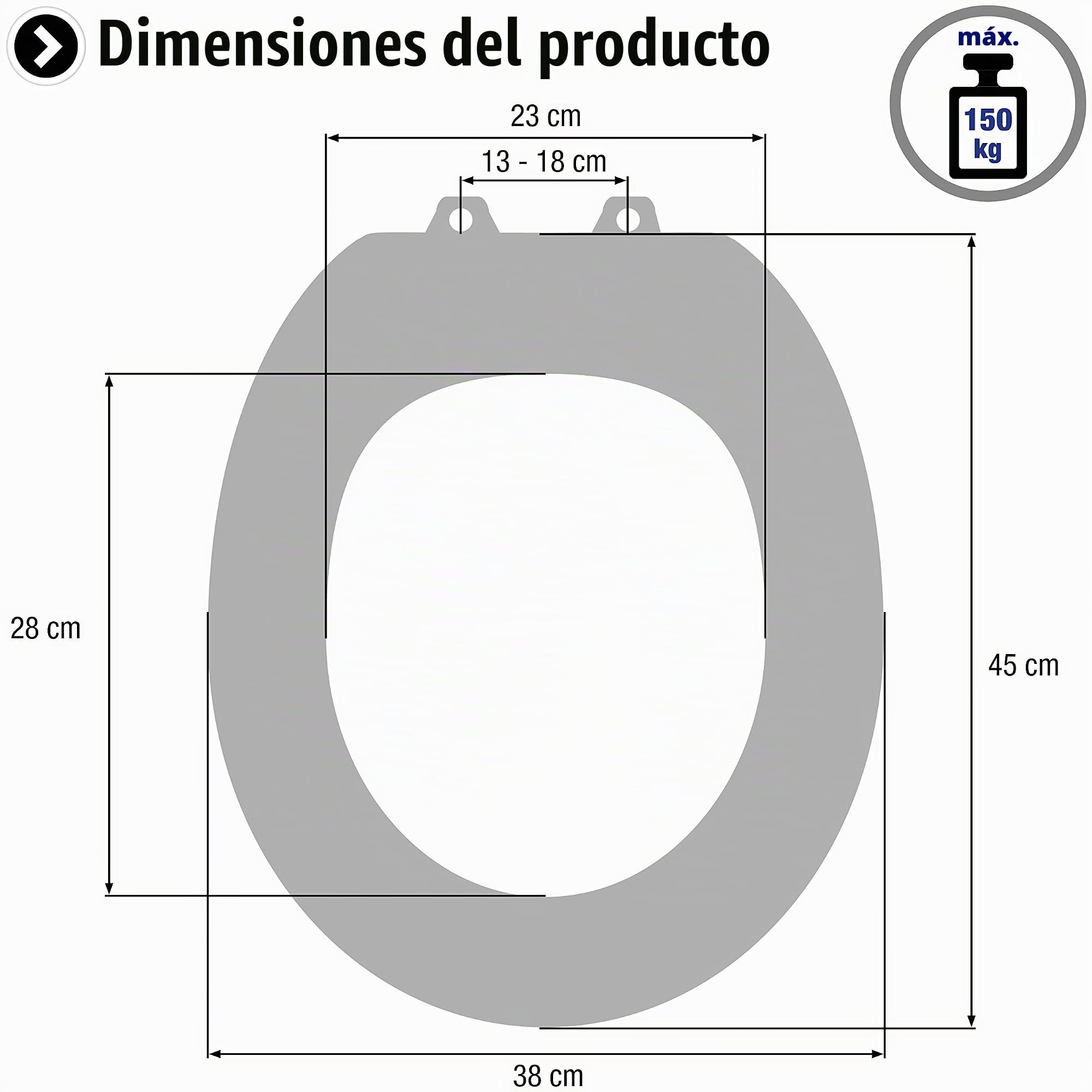 Cornat KSDSC311 - Tapa WC, diseño 3D 4 seasons