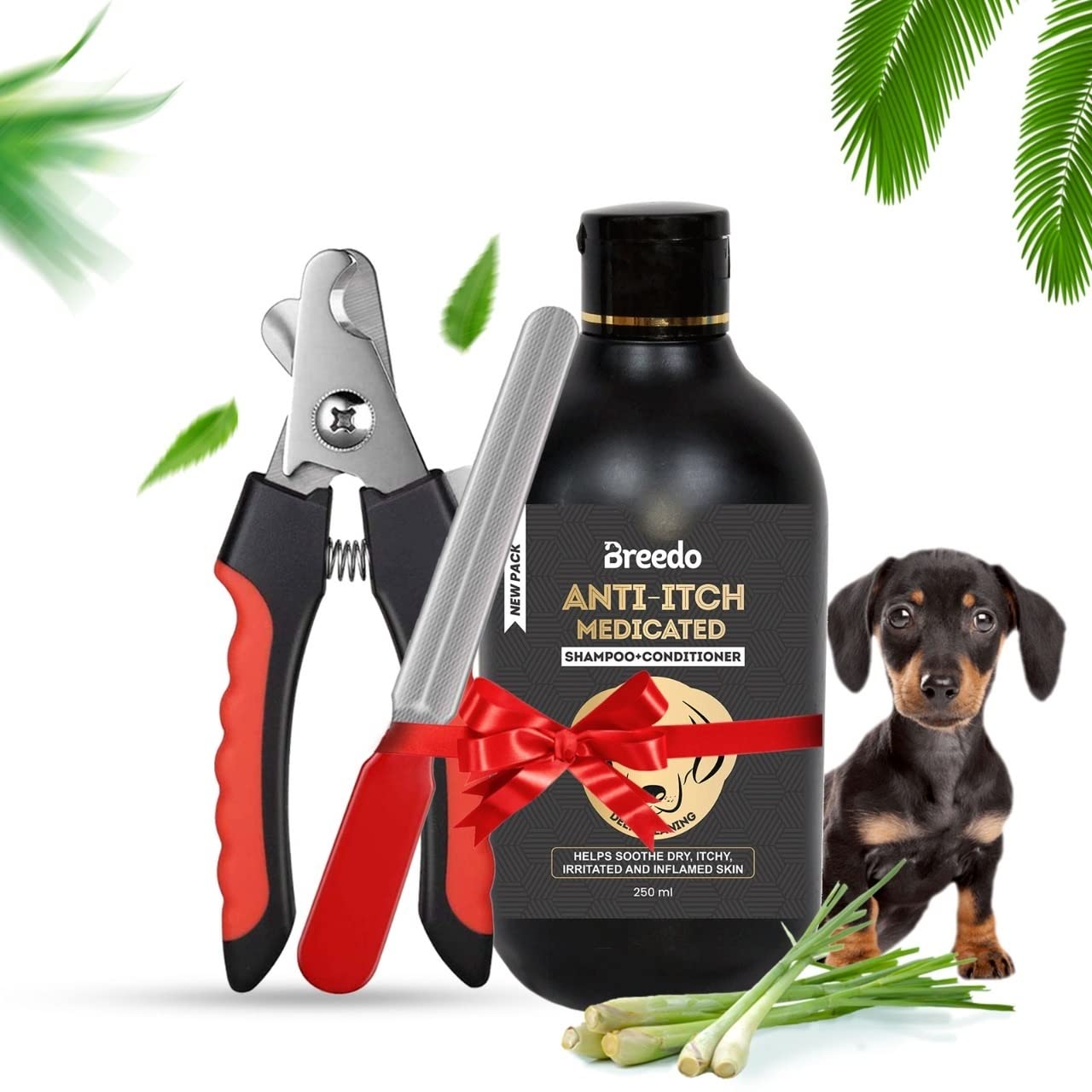 Breedo Dog Need (Combo of 2) Anti-Itch Shampoo Plus Conditioner + Nail Clipper for Labrador, German Shepherd, Golden Retriever,Shih Tzu, Ticks Fleas, Skin Treatment, Pomeranian(250ml) (B0BV76GBHQ) Amazon Price History, Amazon Price Tracker