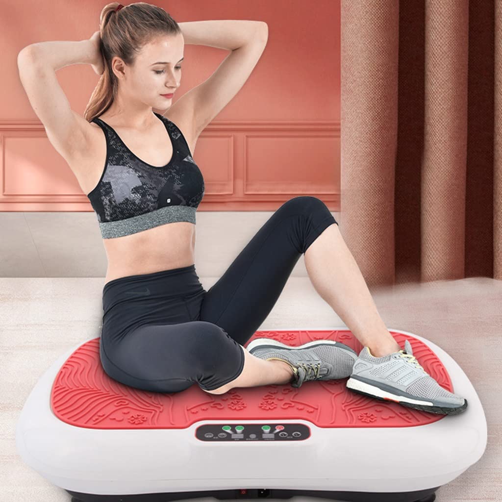 Máquina de ejercicios con placa vibratoria Bolt: equipo de plataforma de ejercicios con vibración for todo el cuerpo for ejercicios en el hogar y en viajes, pérdida de peso, tonificación y bienestar