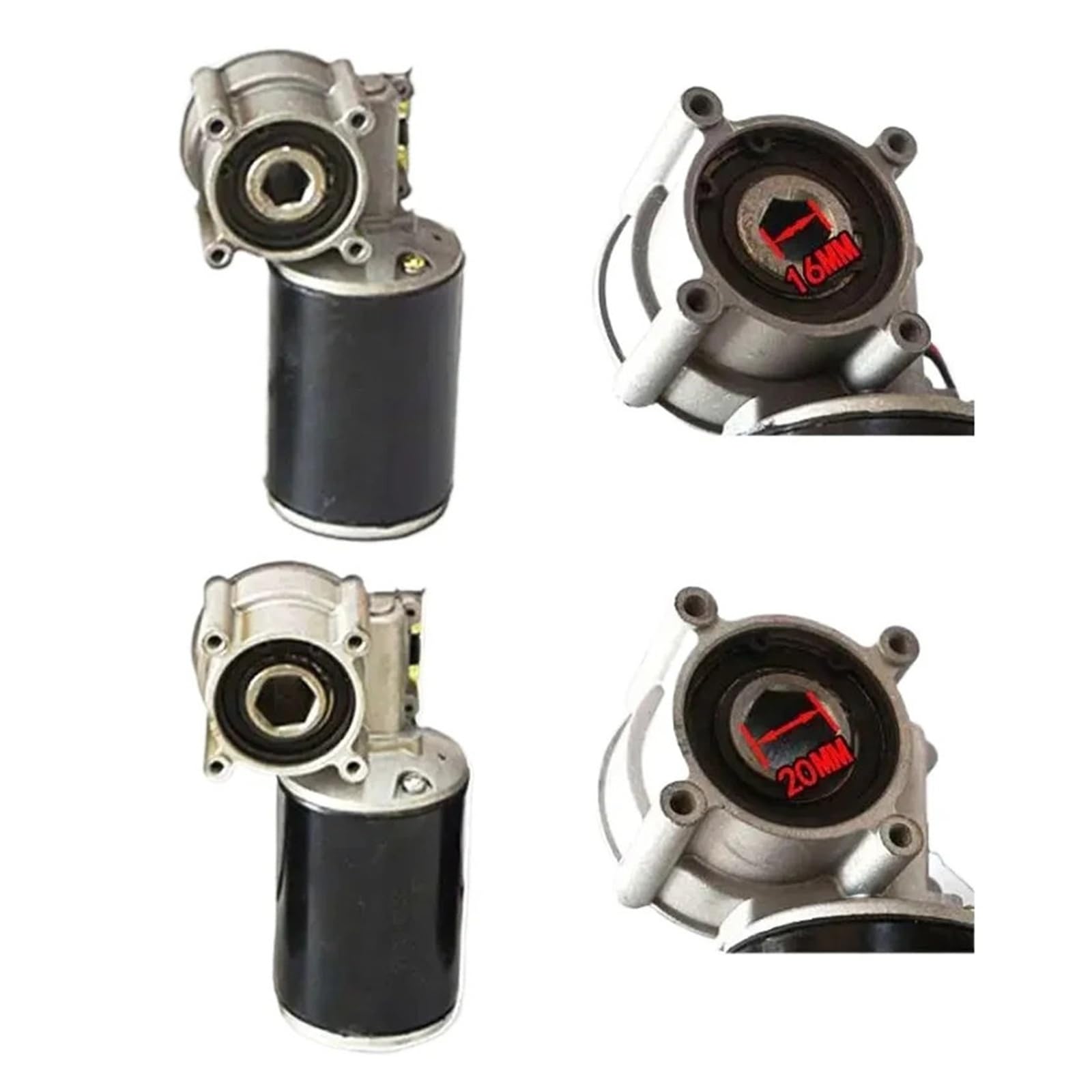 Moteur de semis 12V 24V 100W avec axe hexagonal 20mm pour applicateur d'engrais agricole