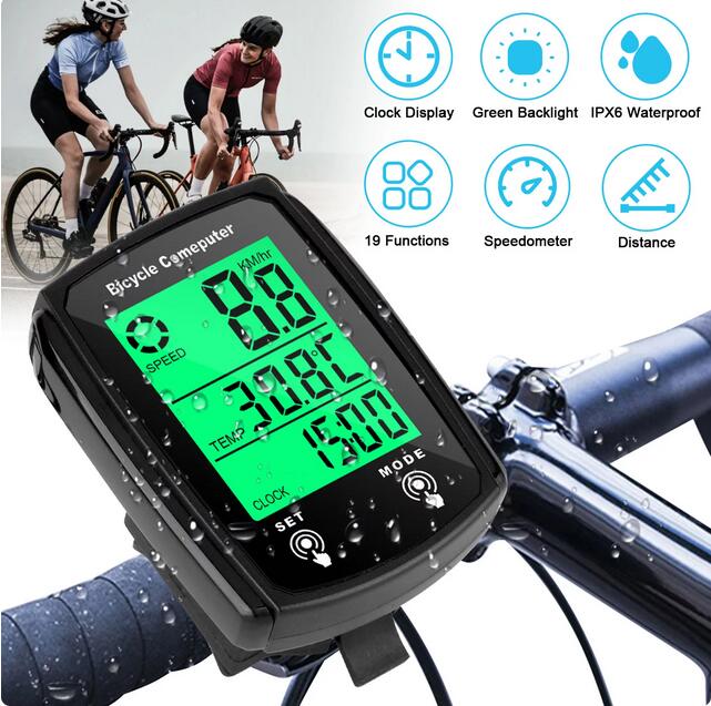 Ordinateur De Vélo Étanche LCD – Compteur Vitesse, Distance, GPS, Écran Rétroéclairé, Installation Facile ! - 14
