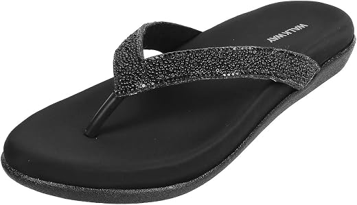 Walkway Women Rose Gold Synthetic Flats Slip On Fashion Sandals