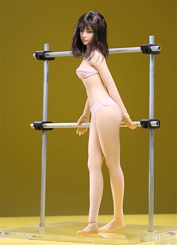 Miniatura 4 de HiPlay JIAOU - Figura de acción femenina a escala 16, cuerpo sin costuras, busto pequeño y forma de niña (natural)