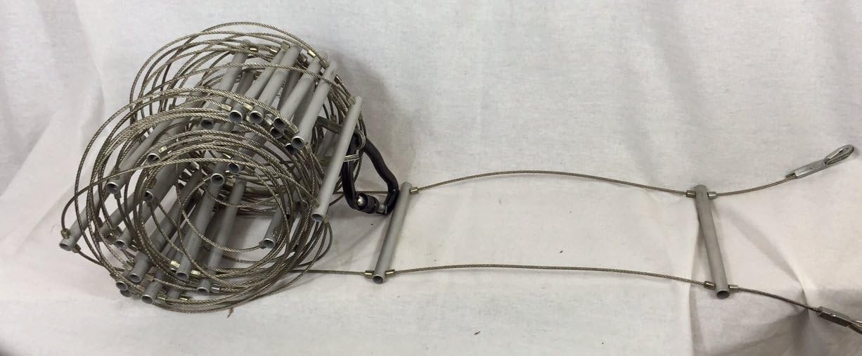 All metal / wire climbing caving escape assualt ladder 10 metres