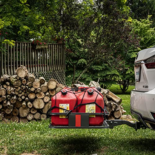 Mockins 20"X36" Heavy Duty Cargo Net For Pickup Truck Bed, Suv, Car - Stretches To 40"X84" | Adjustable Bungee Cargo Net For Suv |6Mm Thick Truck Bed Net + 10 Hooks| Truck Bed Cargo Net Cargo Netting #TOP7