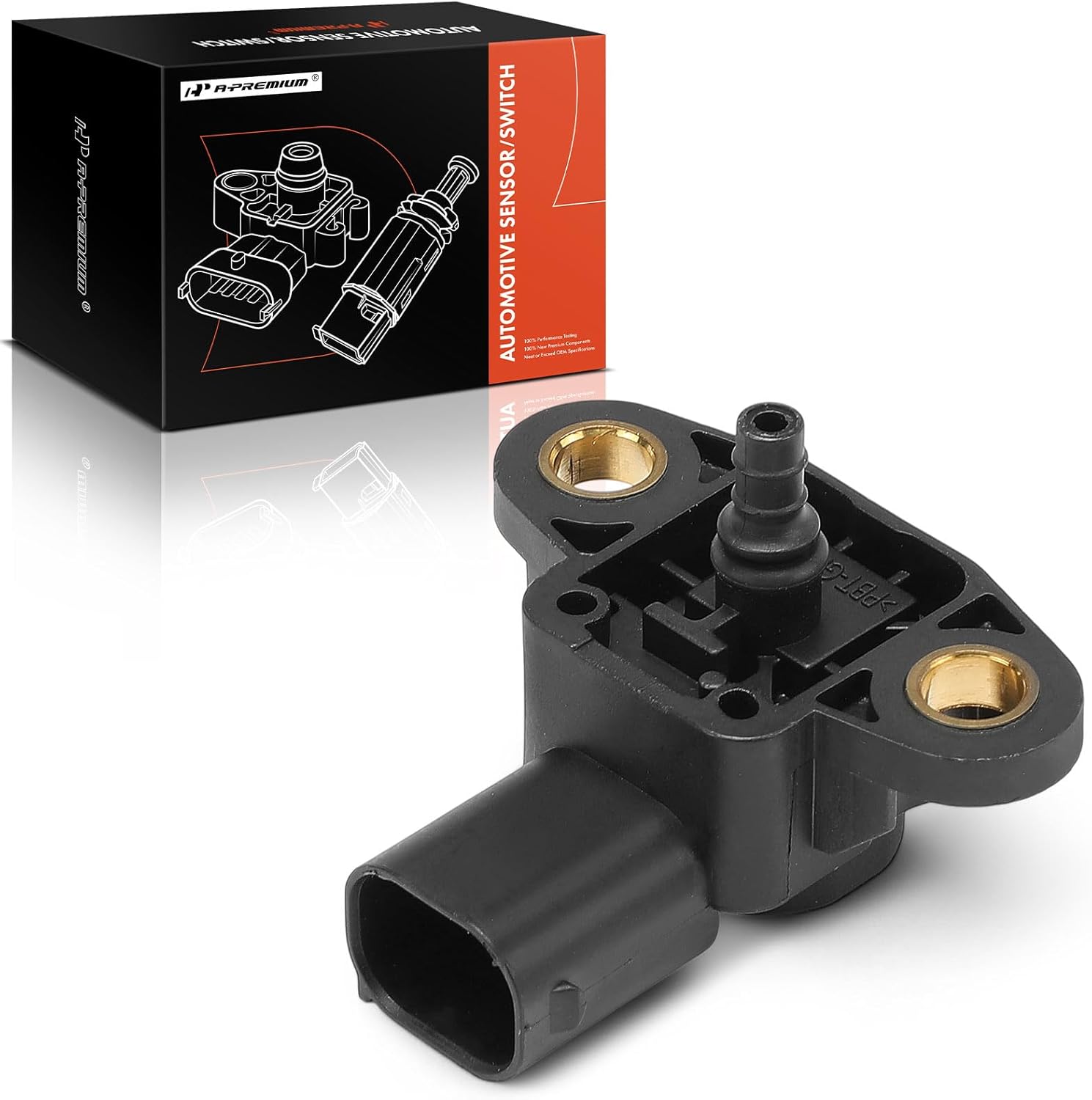 A-Premium Manifold Absolute Pressure Sensor [3 Pins] Compatible with Mercedes-Benz CLA250, CLA45 AMG, 2014 2015 2016 2017 2018 2019
