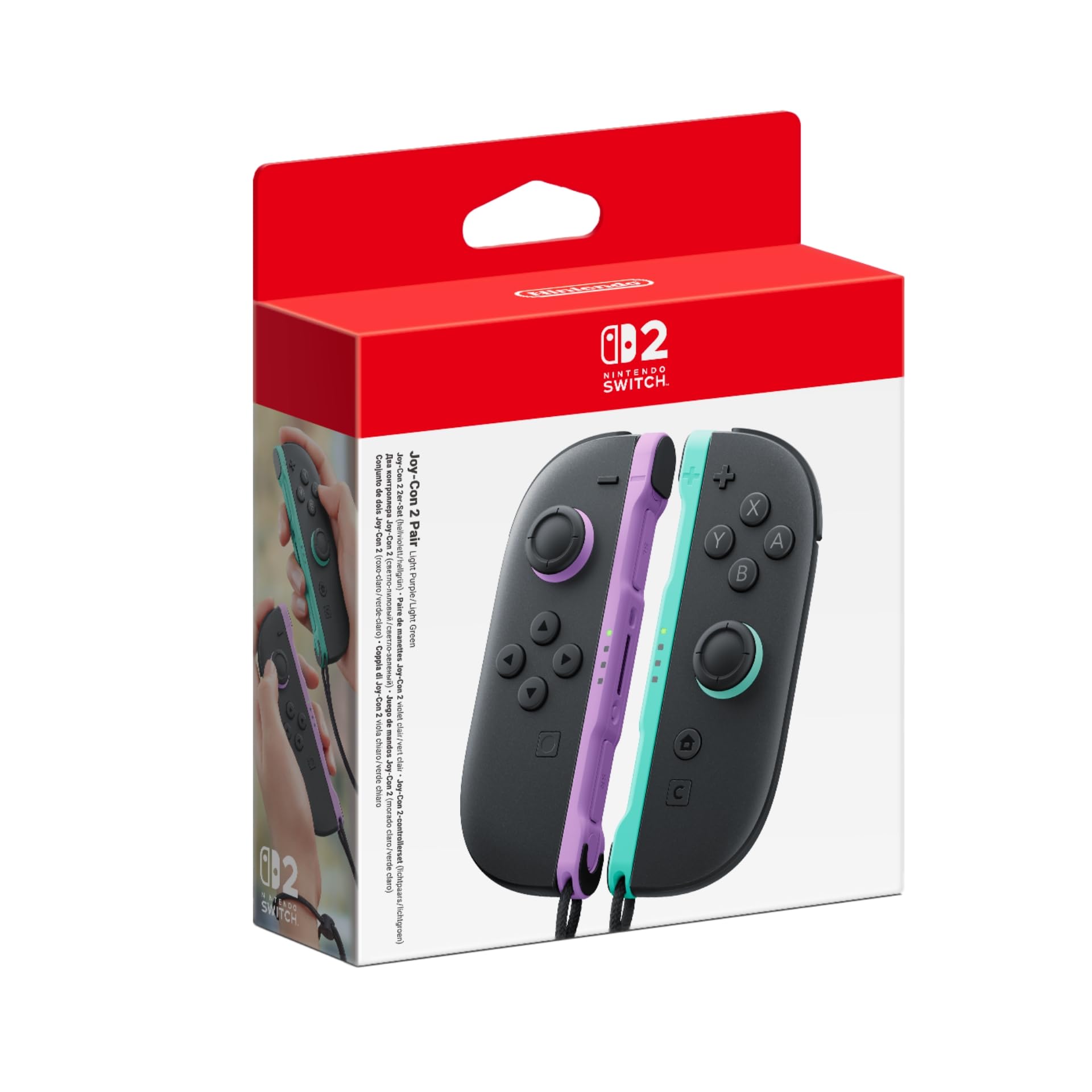 Nintendo Iberica SL Joy-Con 2 (morado claro/verde claro) + Samsung Micro SD Express Card for Switch 2