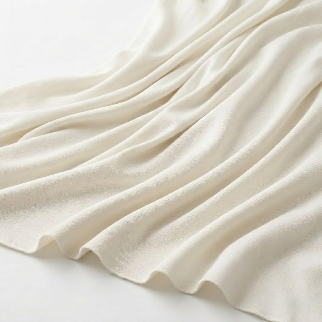 Soimoi Baumwolljersey-Strickstoff, 178 cm breit, 200 g/m², 2-Wege-Stretch, weicher, atmungsaktiver Stoff für T-Shirts, Tops, Sportbekleidung, Nachtwäsche, Leggings, Loungewear, Kissenbezüge