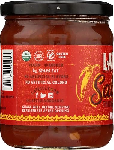 Miniatura 4 de Late July Salsa suave orgánica gruesa y gruesa 155 onzas