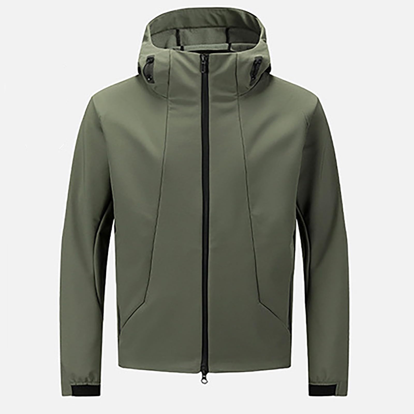 Cocila Regenjacke Herren Wasserdicht Outdoor Jacken Mit Fleece Für Männer Und Frauen, Winddicht Lässig Kapuze Den Außenbereich Winter Wasserdichte Jacke Windbreaker Fahrrad Windjacke
