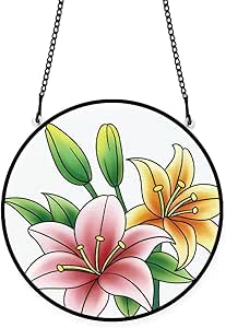 Foglia d'acero Suncatcher Foglia d'acero in vetro colorato Decorazione in acero canadese Decorazione da parete Decorazione da parete e finestra Suncatcher Decorazione foglia - Italia