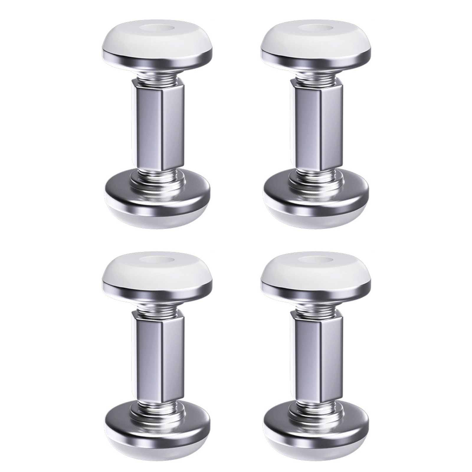 4Pcs Furniture Leg Stabilizers Adjustable Nonslip Base Resistant Headboard Stoppers Bed Shock Hardware Adjustable Threaded Bed Frame Anti-Shake Tool