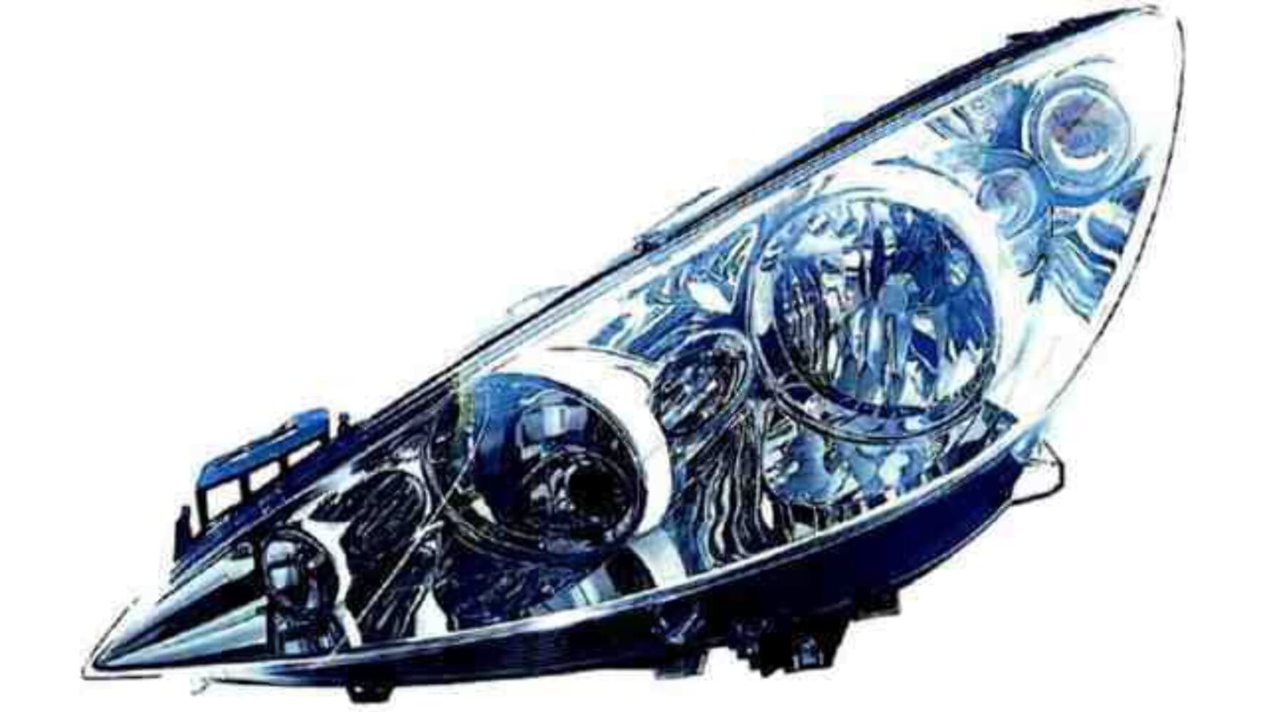 Derecho-FARO PRINCIPAL-Eléctrico-con Motor H7+H1