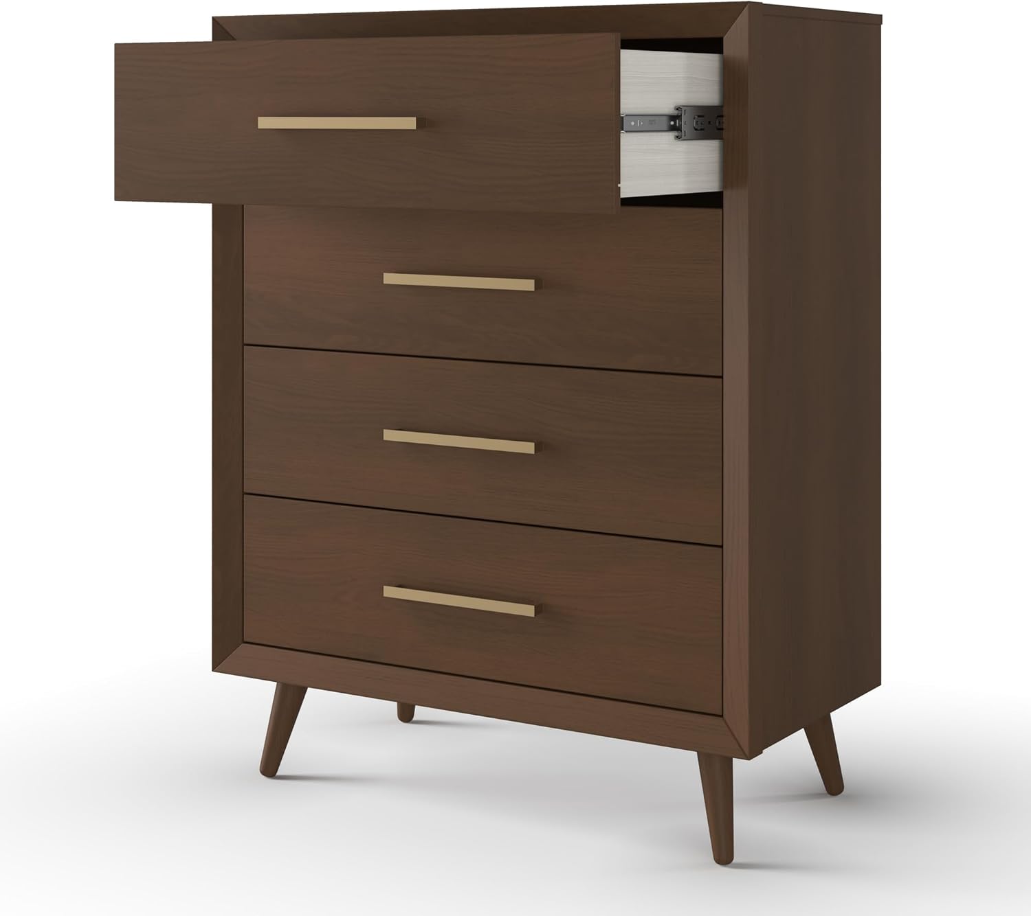 Child Craft Cranbrook 4 Drawer Dresser for Nursery or Bedroom, Plenty of Storage, Anti-Tip Kit Included to Prevent Tipping, Non-Toxic, Baby Safe Finish (Toasted Chestnut)