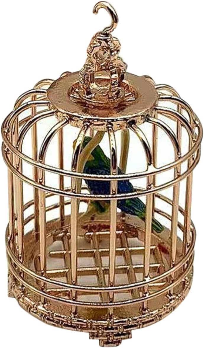 Milisten Decorative Mini Birdcage Model Chic Accessory for Dollhouses Miniature Scenes Stylish Home Decor for Landscaping Mini House
