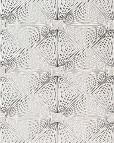 EDEM Papier peint vinyle mur et plafond 115-00 aspect lambris blanc