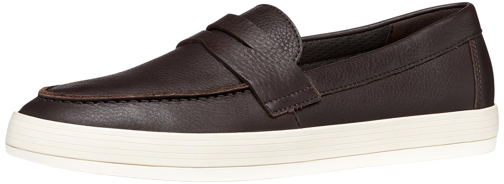 Geox Men's U Serifos I Moccasin, Coffee, 41 EU